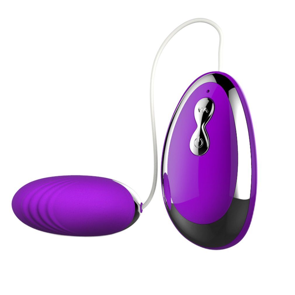 NEZEND Vibro-Ei Mini Vibro Ei – 20 Vibrationsfunktionen mit Fernbedienung, (Packung, 2-tlg) Lila