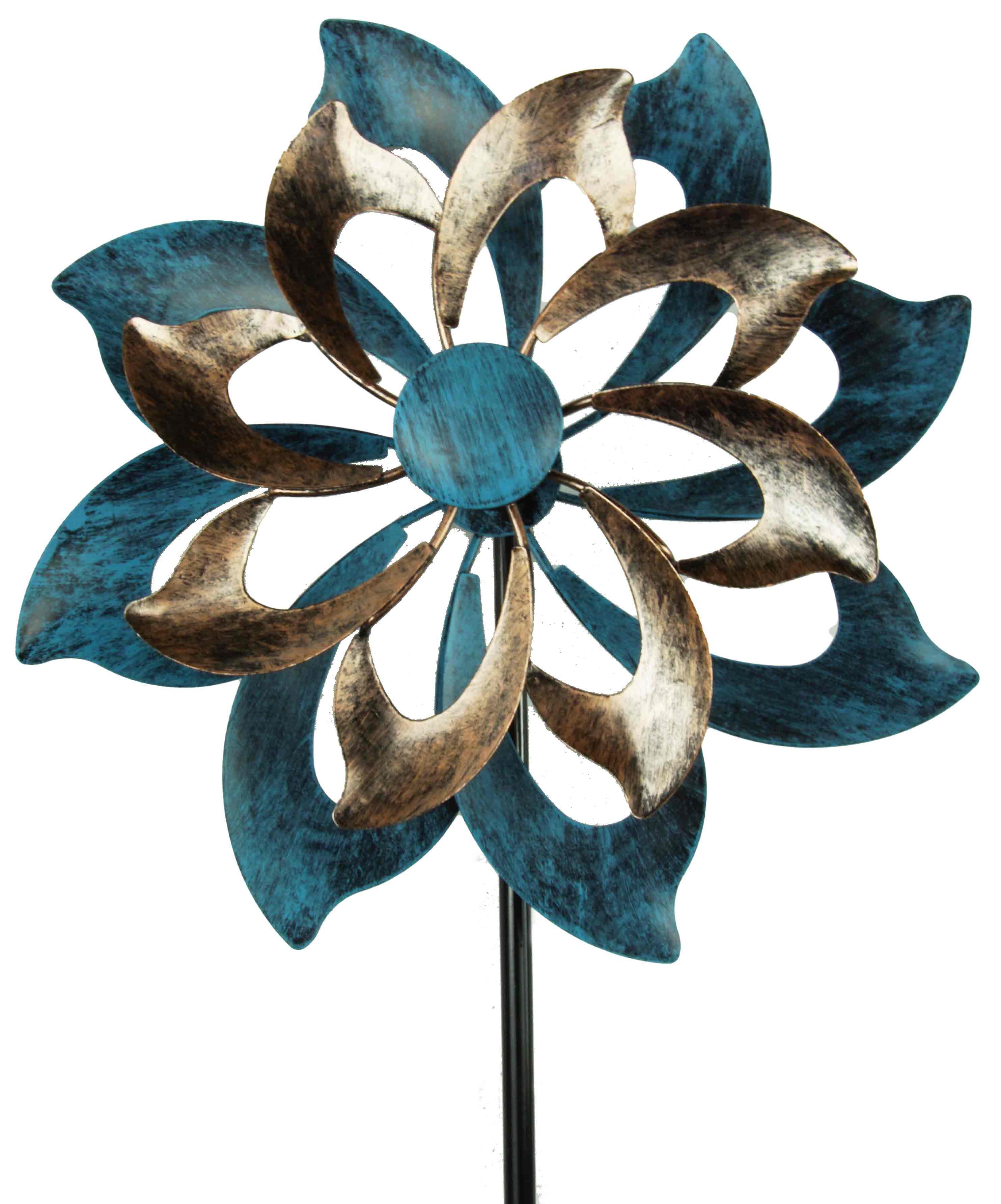 Holzwurm GmbH Deko-Windrad Windrad mit Doppelrotor (1 St)