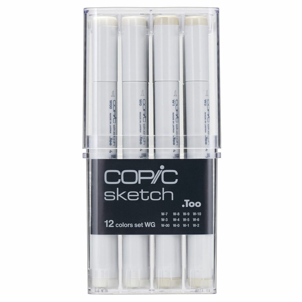 Marker Sketch Set warm grey 12 Stk. Kleiner Produktname