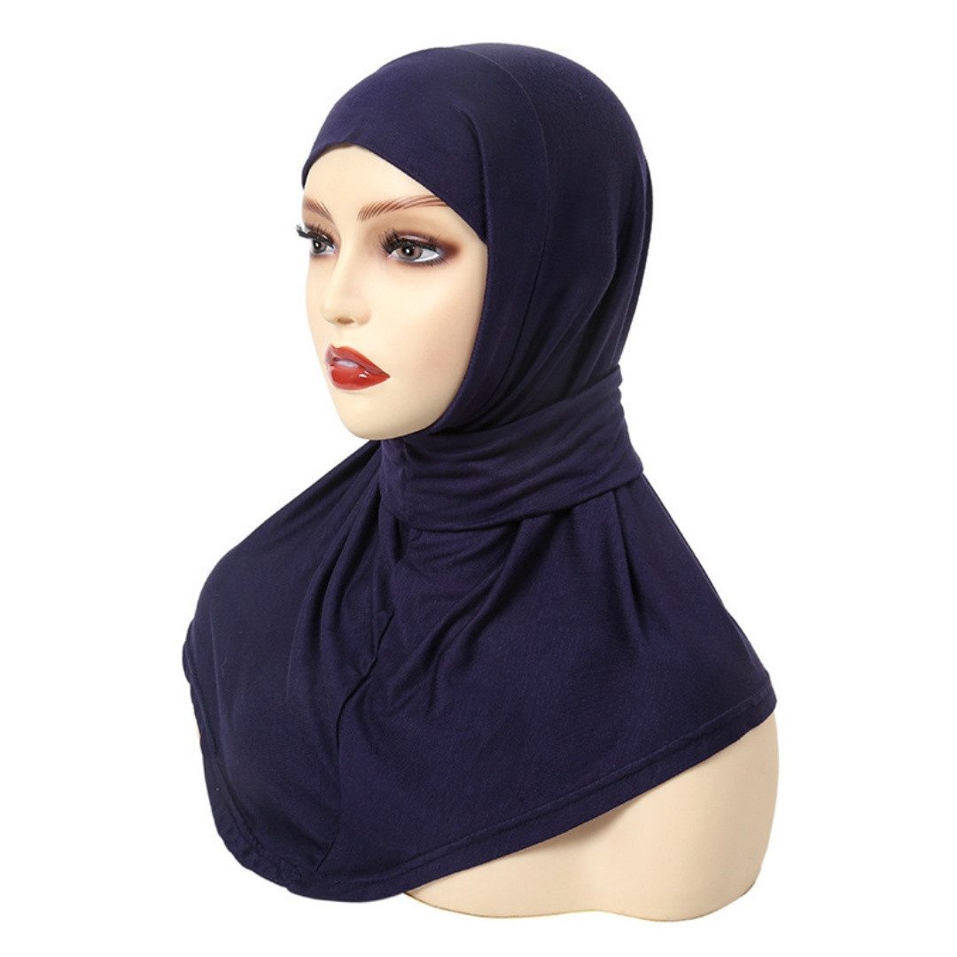 Bwecuy Kopftuch Kopftuch Für Frauen,Weicher Schal,Hijab Für Damen,Bereit zu Tragen