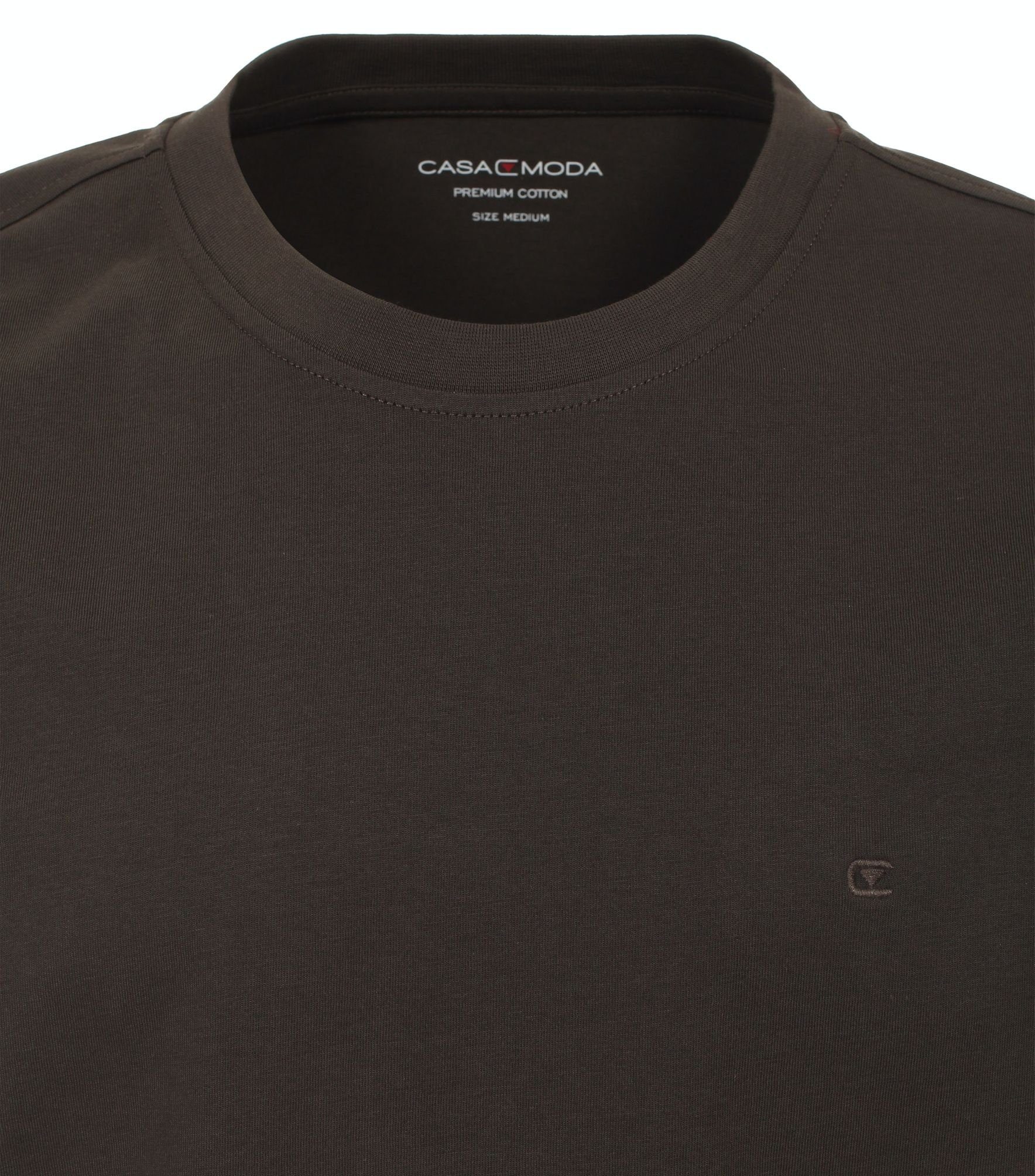 CASAMODA T-Shirt T-Shirt unifarben 004200 (336) grün