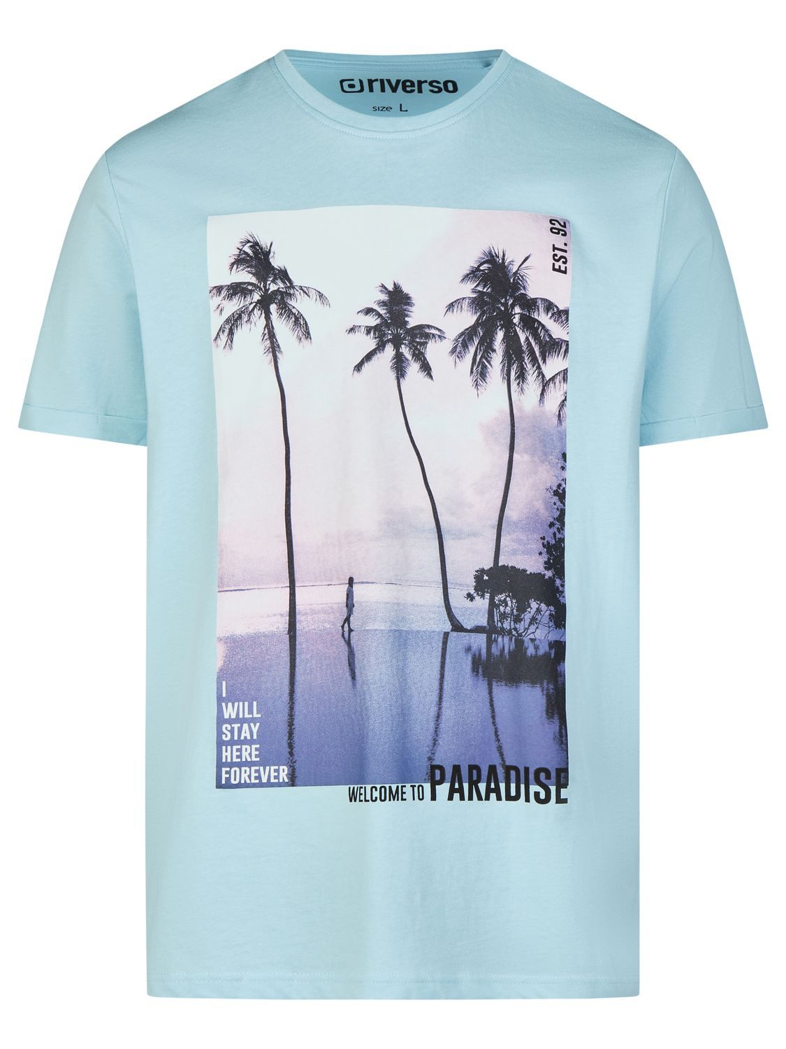 T-Shirt Herren Fotoprintshirt RIVLukas Regular Fit