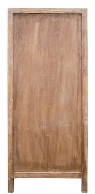 Casa Padrino Stauraumschrank Landhausstil Schrank Naturfarben 75 x 40 x H. 180 cm - Schrank im Landhausstil