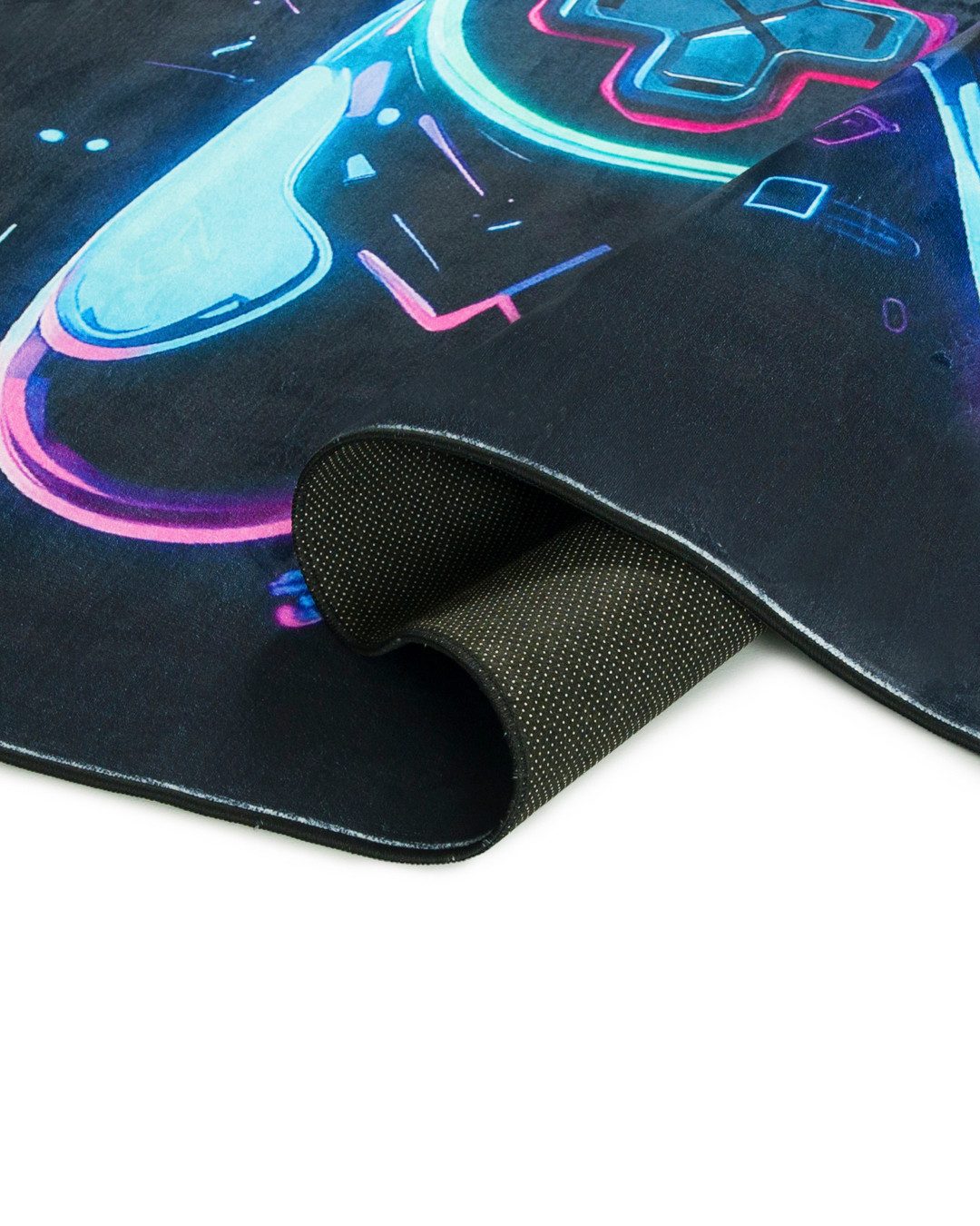 Mazovia Designteppich Gaming Videospiel Schwarz Teenagerzimmer, Fußbodenheizung – Bild 4 von 5
