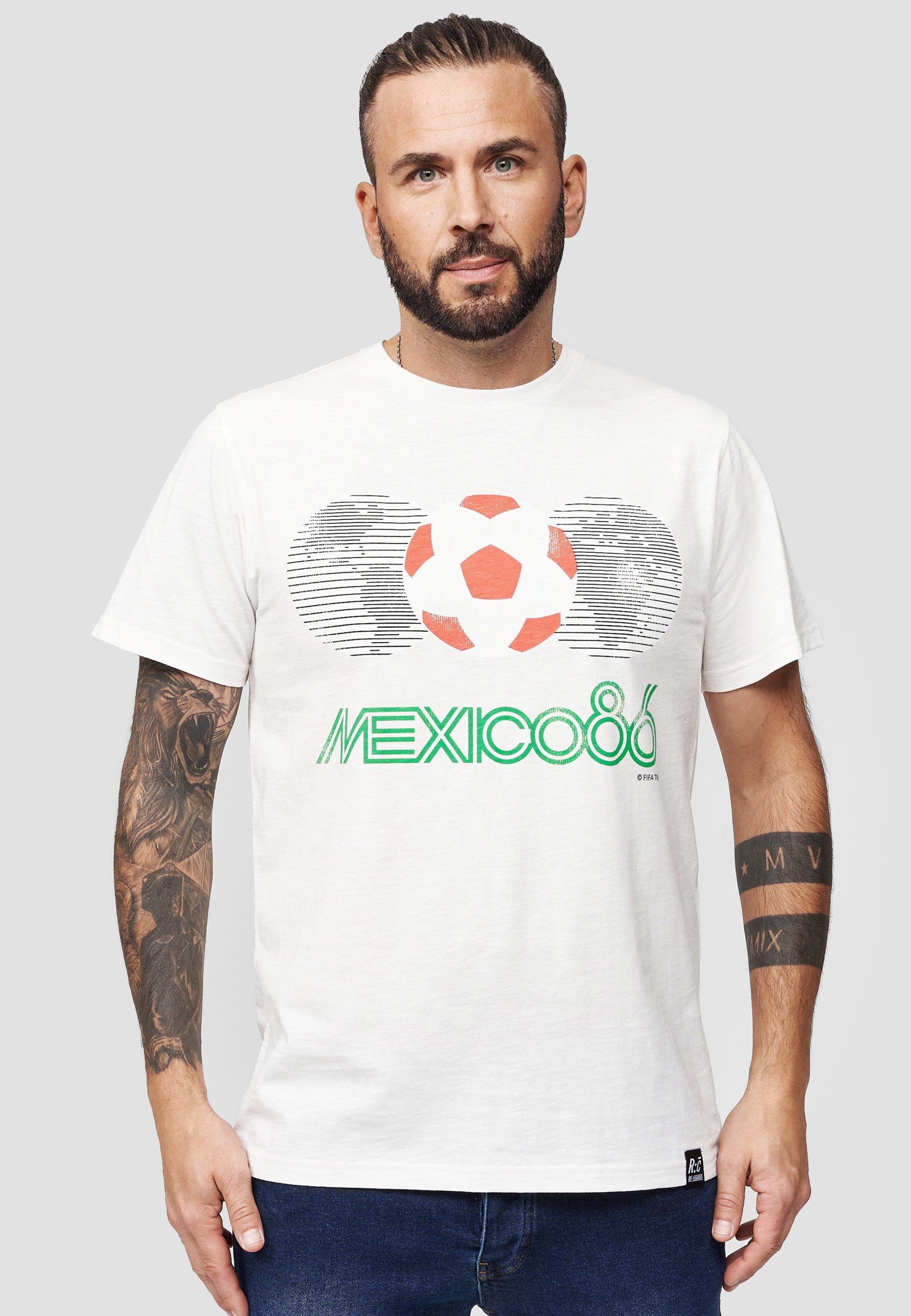 Bio-Baumwolle zertifizierte 1986 Cup World T-Shirt Recovered GOTS FIFA