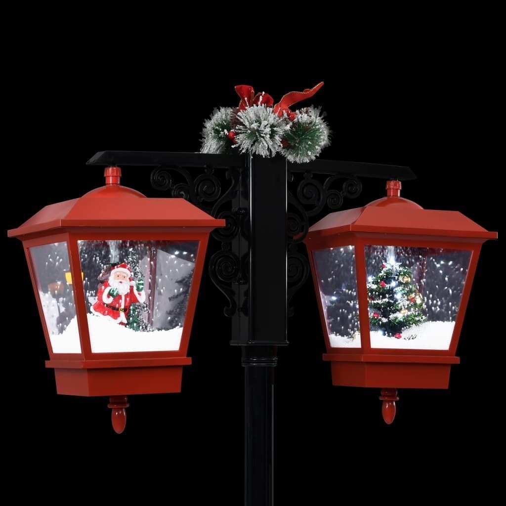 DOTMALL LED Laterne Schneiende Rot cm und Weihnachtsmann 188 LED Schwarz Doppel-Weihnachtslaterne mit