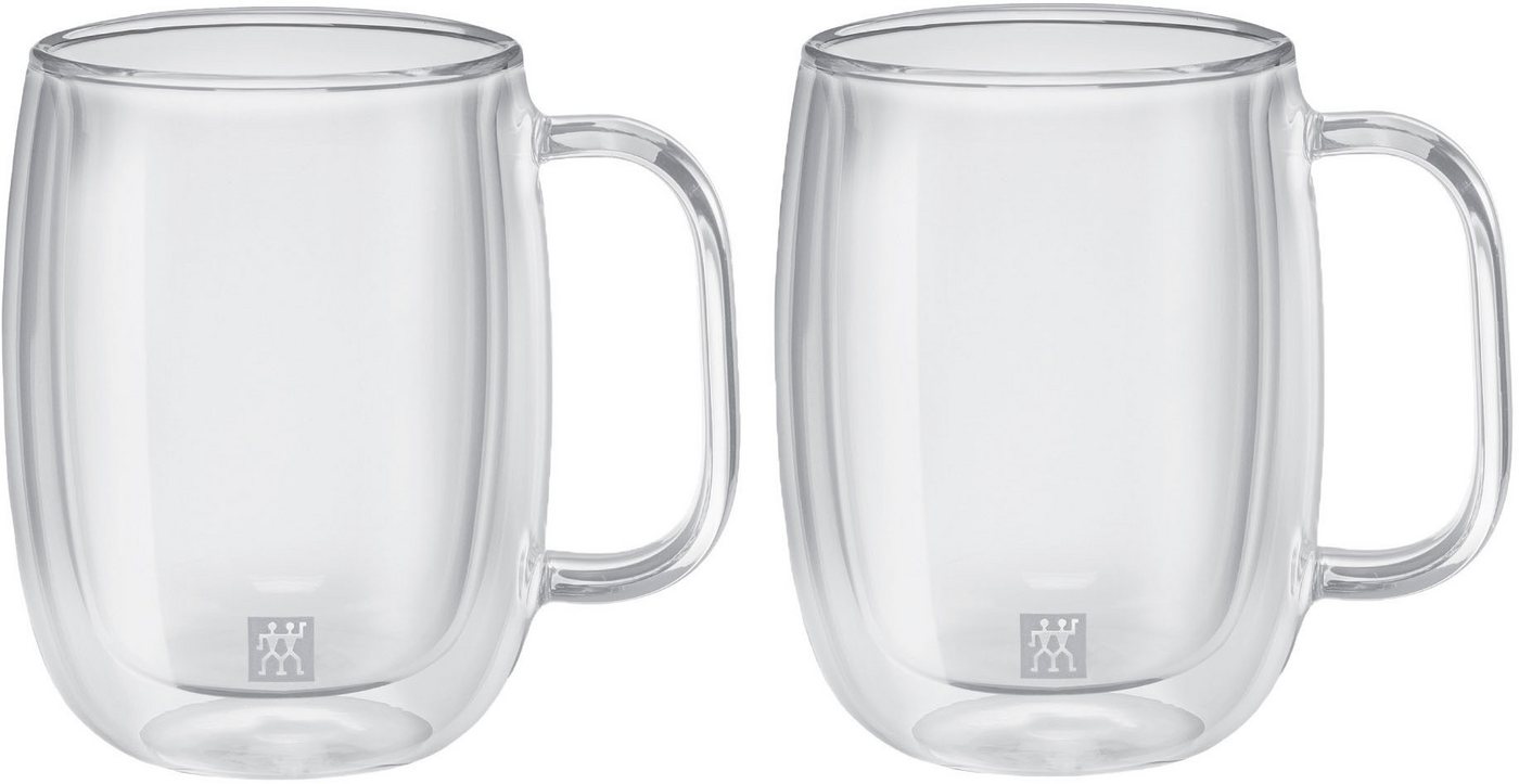 Zwilling Gläser-Set Sorrento Plus, 2-tlg., Borosilikatglas, Doppelwandig, Borosilikatglas, 2-tlg., je 350 ml
