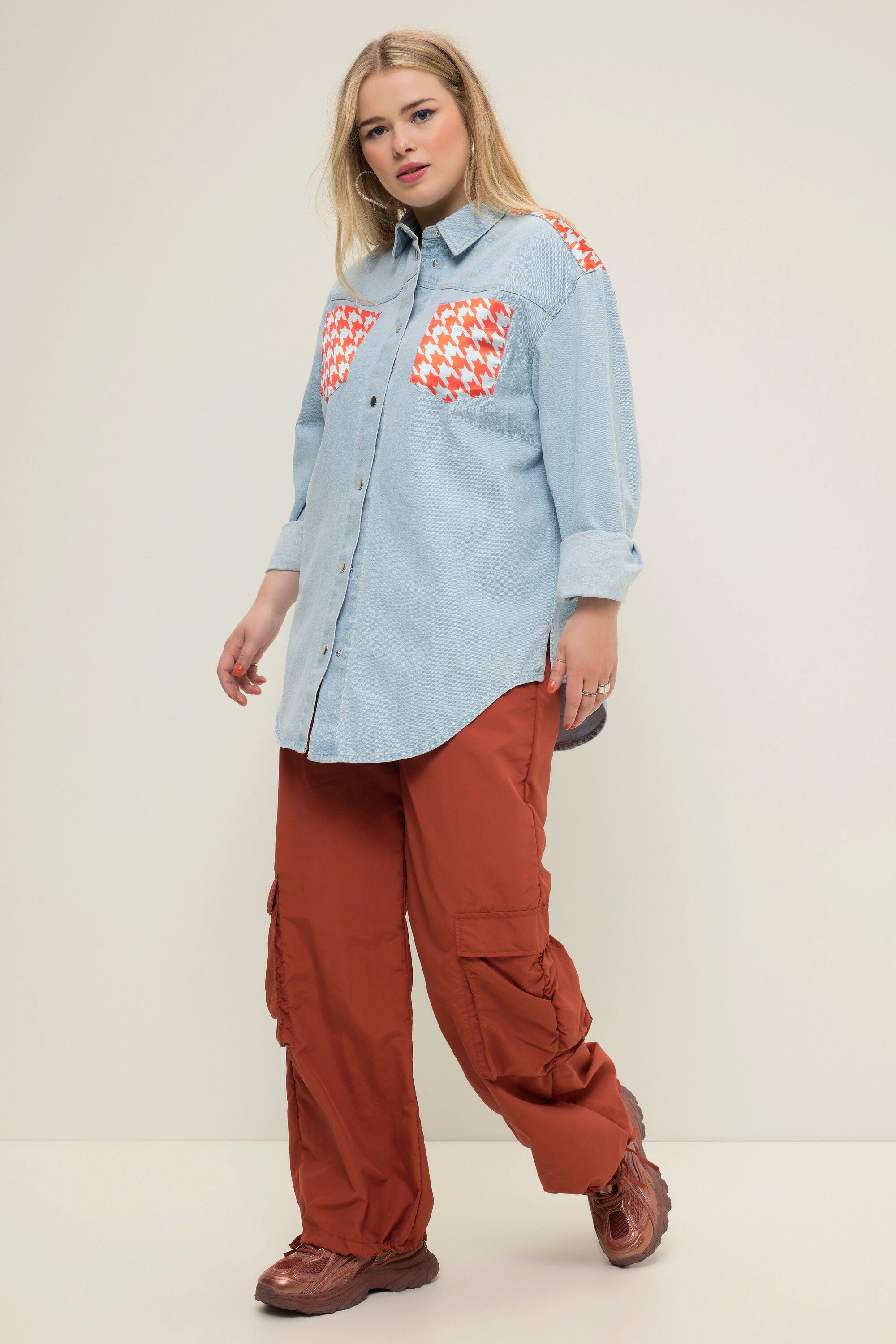 Studio Untold Funktionshose Cargohose weites Bein günstig online kaufen