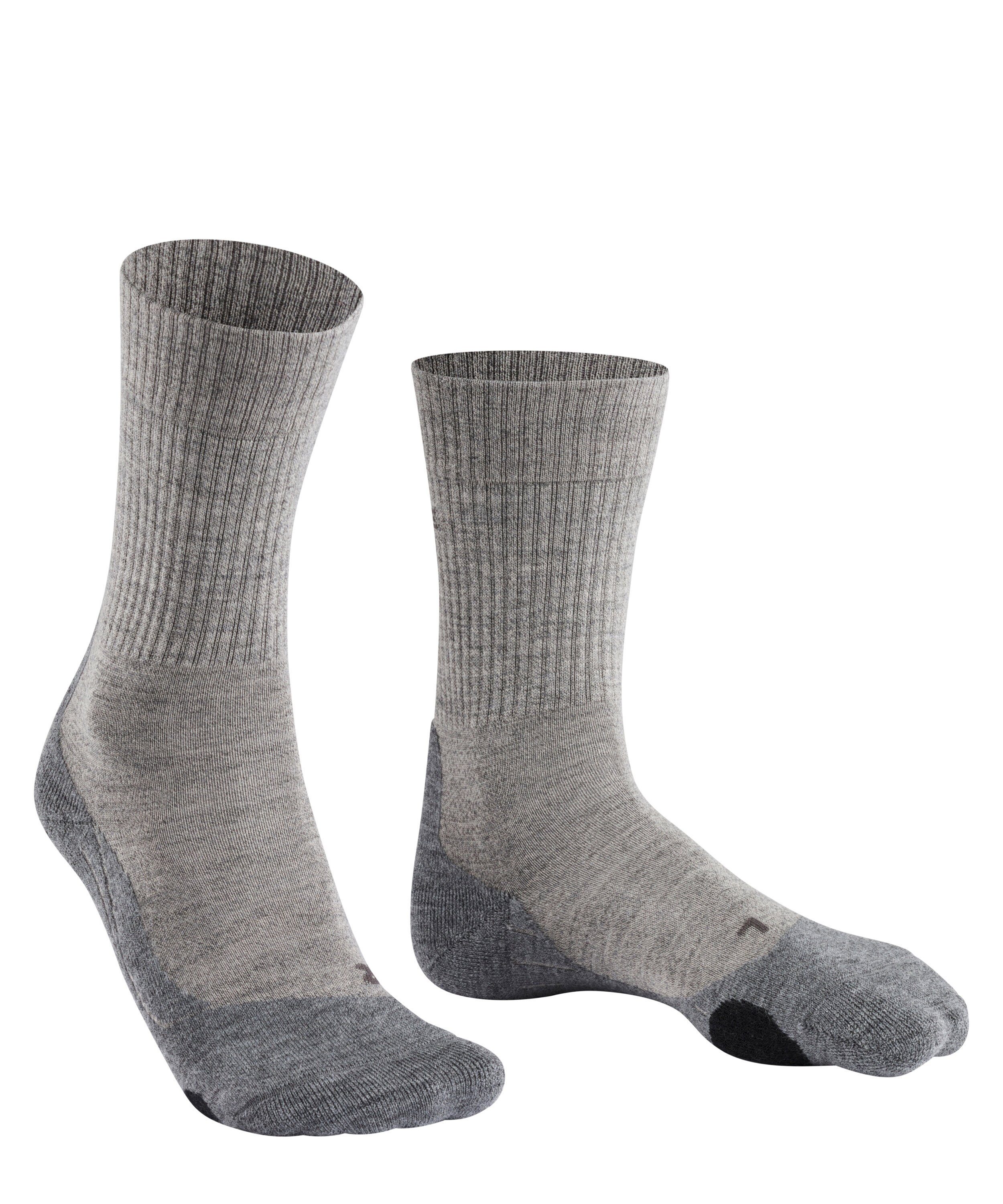 kitt im Mittelgebirge Wandersocken TK2 mouline FALKE Explore (1-Paar) Hoher Wool Komfort (4310)