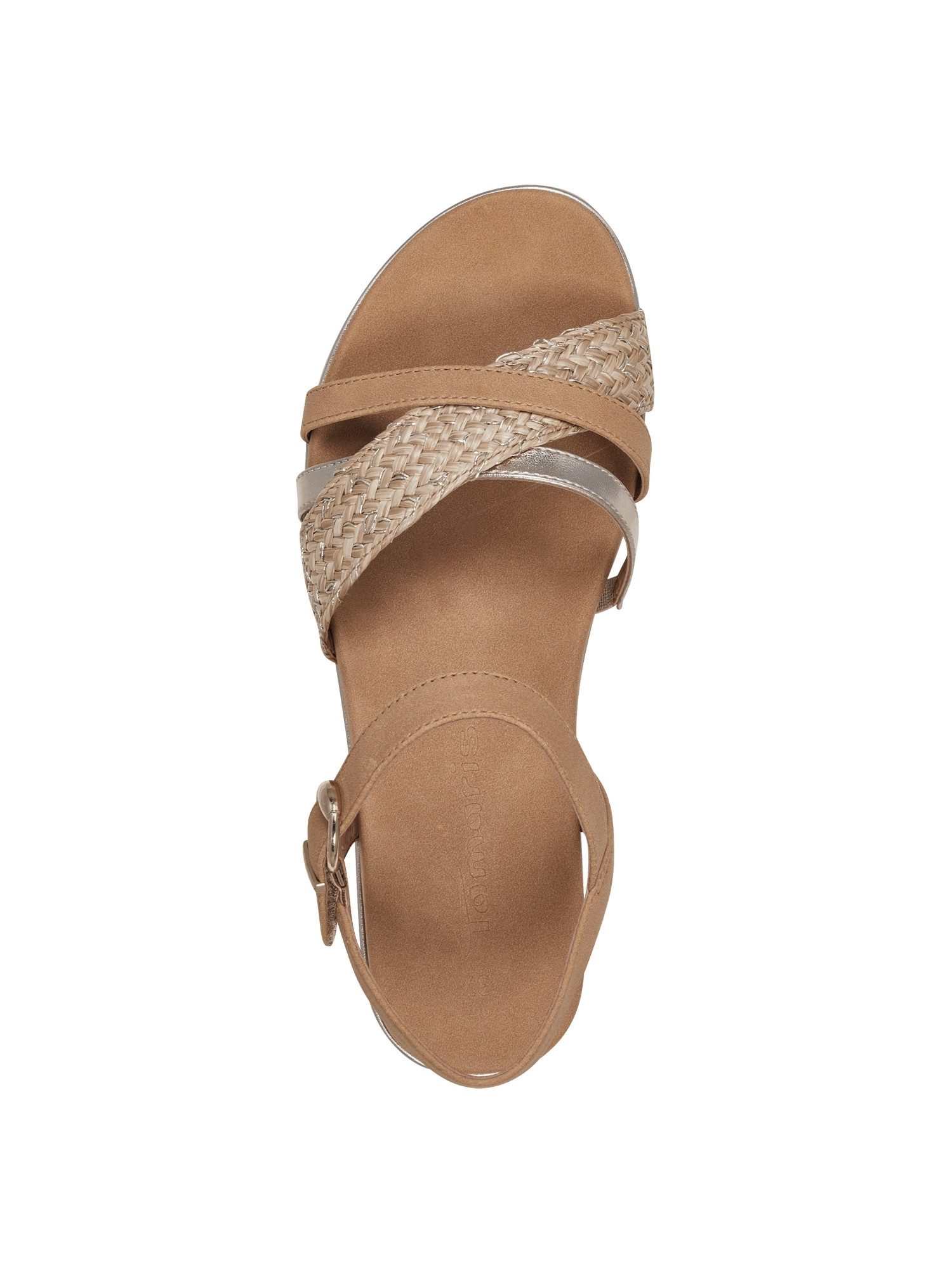 Tamaris TOUCH-IT flach kein Absatz 1-28145-42 Sandale TOUCH-IT