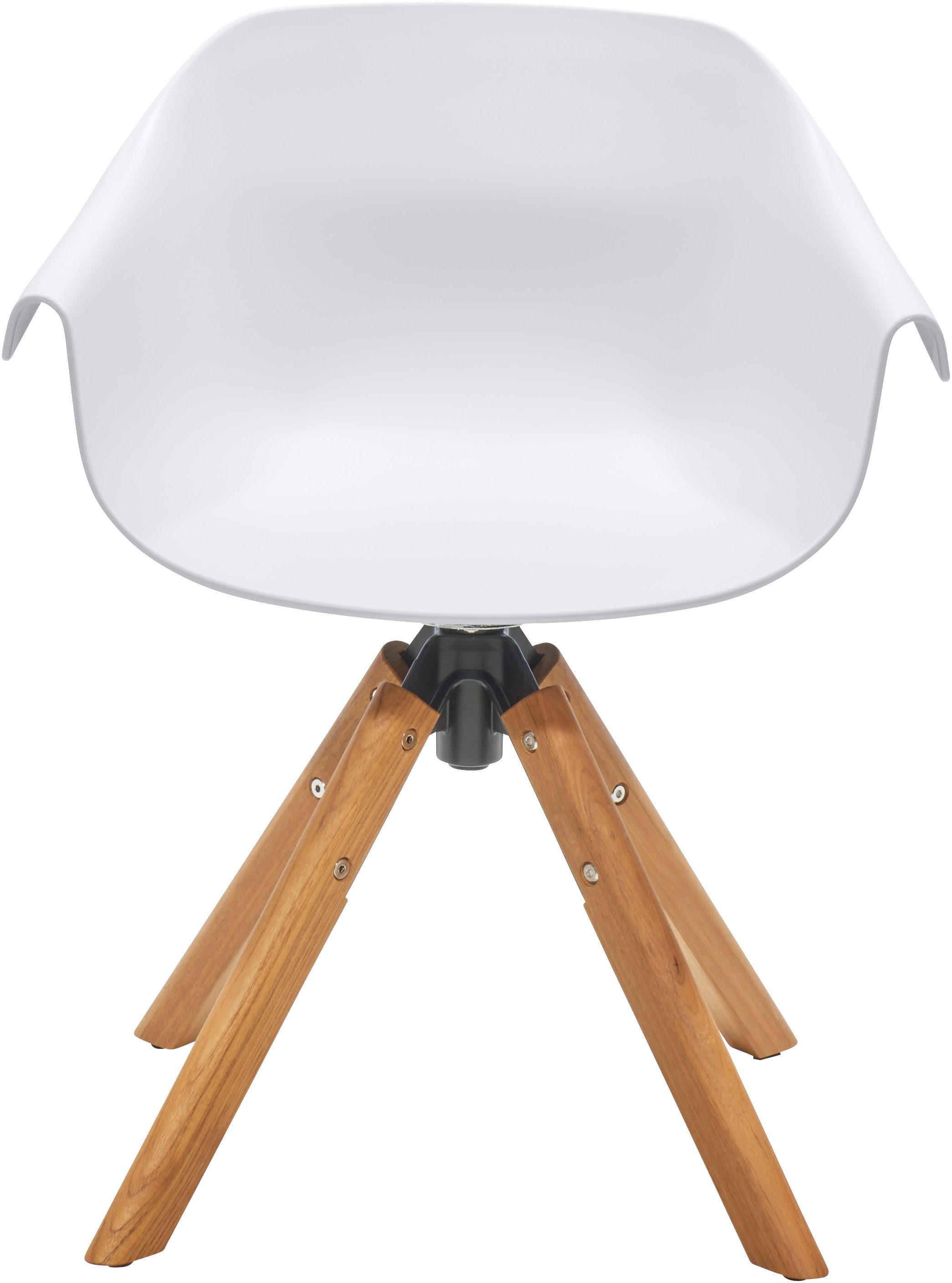 Musterring 4-Fußstuhl Freilicht Schalenstuhl (2 St), Drehbar und in 4 Farben erhältlich für flexible Sitzmomente