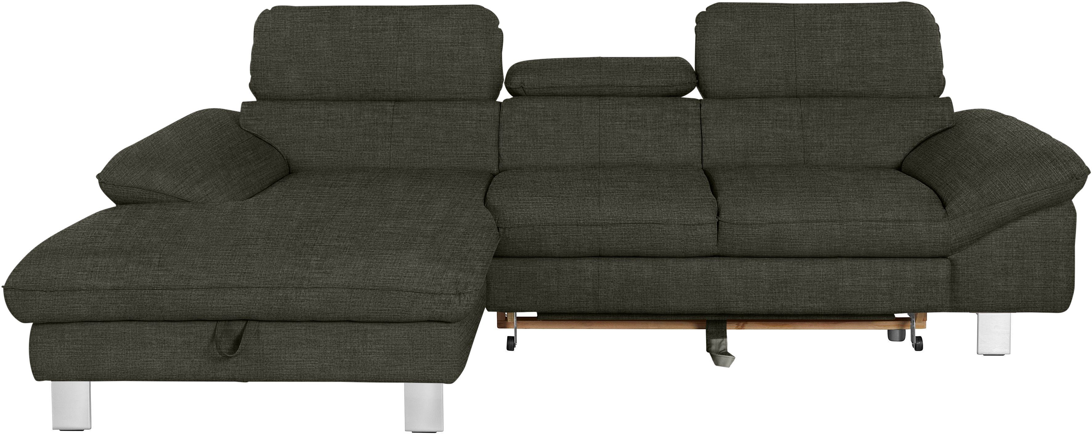 COTTA Ecksofa Driver L-Form, mit Kopfteilverstellung, günstig online kaufen