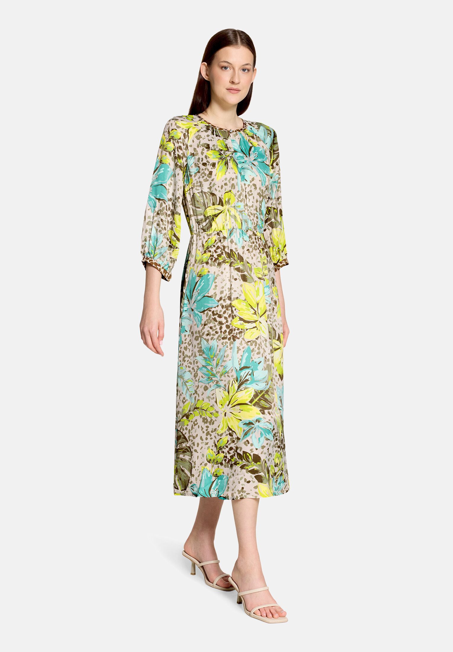 Betty Barclay Sommerkleid Damen mit Rundhalsausschnitt