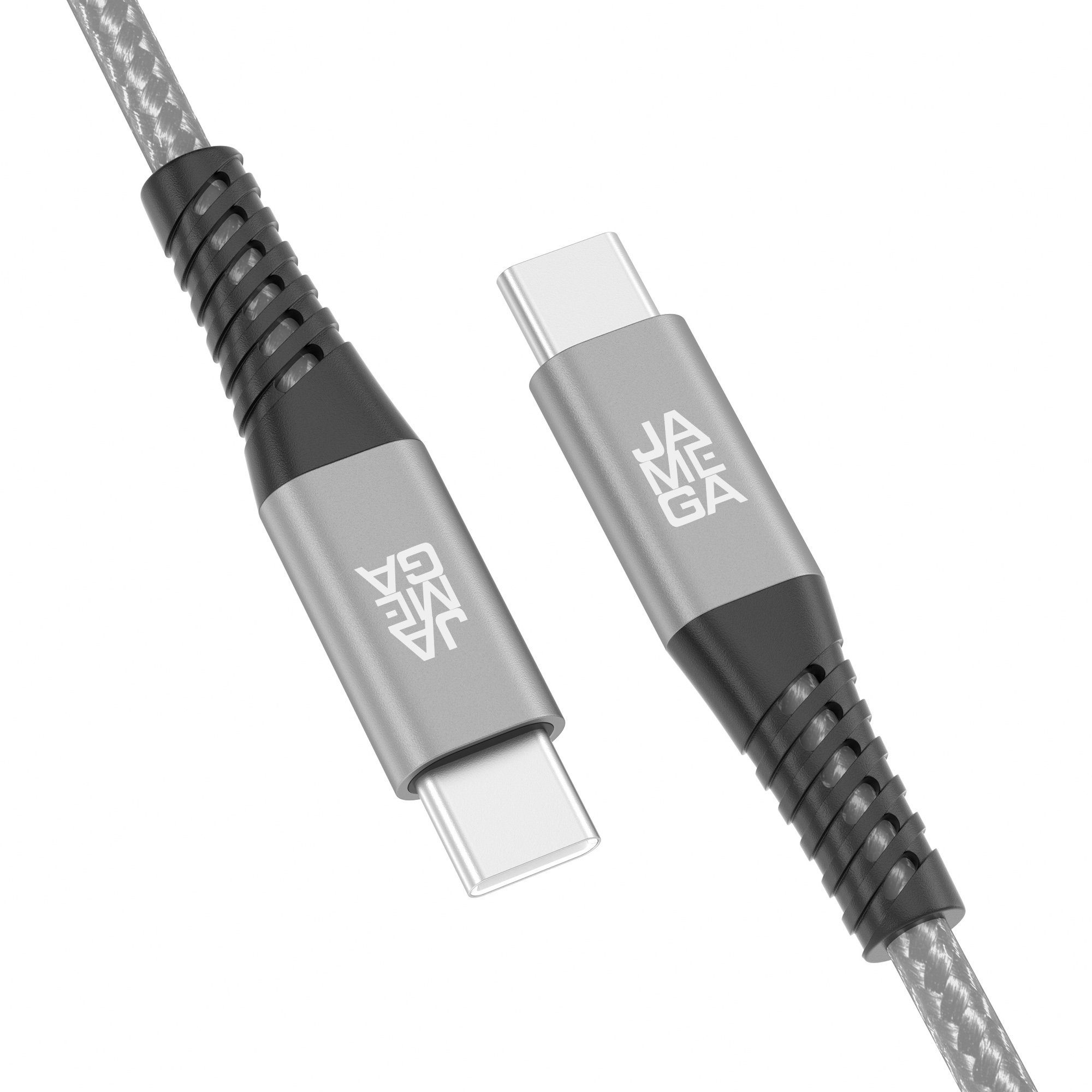 JAMEGA USB-C Електричний провід 480Mbps 60W USB C zu USB C Metall Plug - verschiedene Кабель usb, USB Typ C, (50 cm)