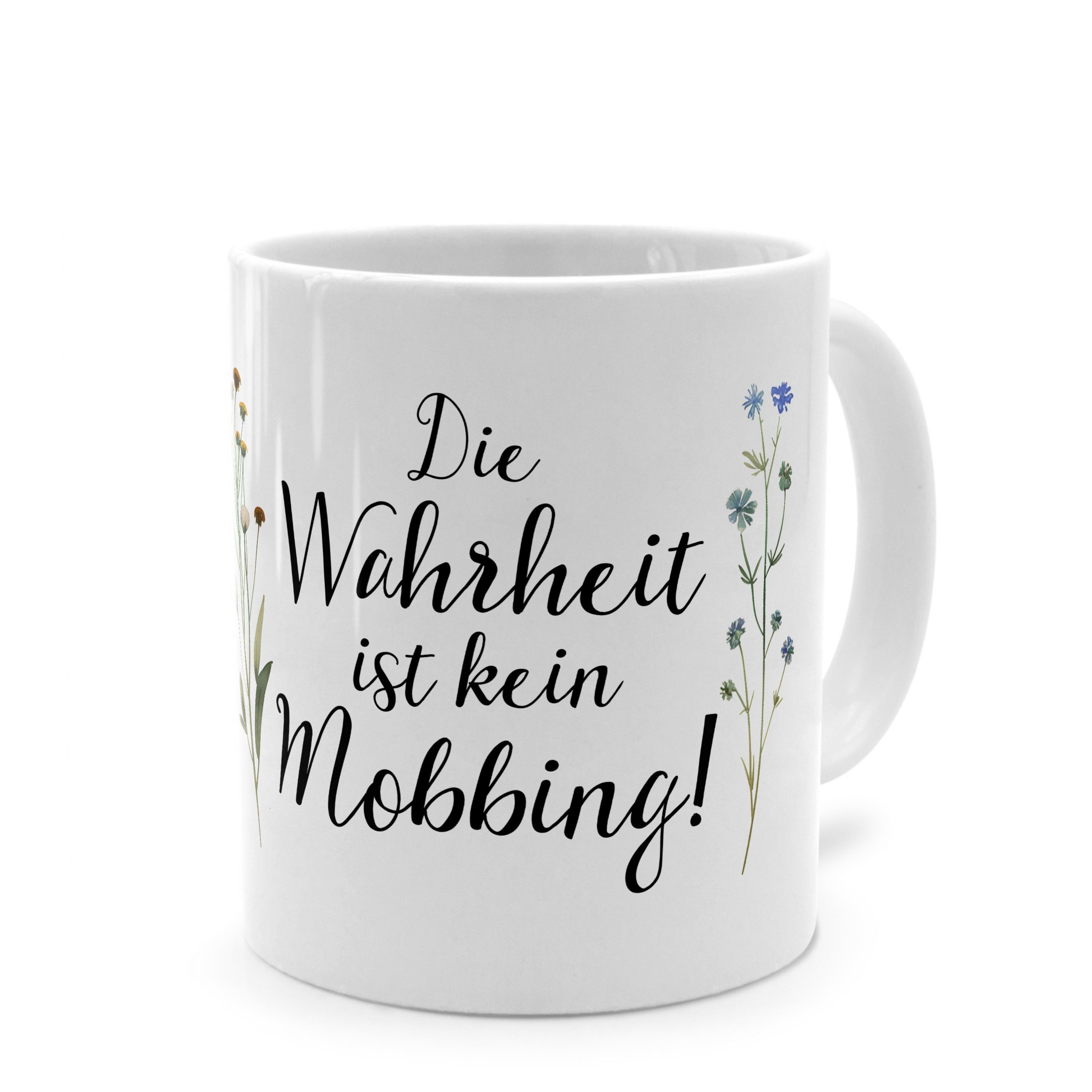 PhotoFancy Tasse mit lustigem Spruch 'Mobbing' - Sprüchetasse mit Humor, Tasse Standard - Weiß