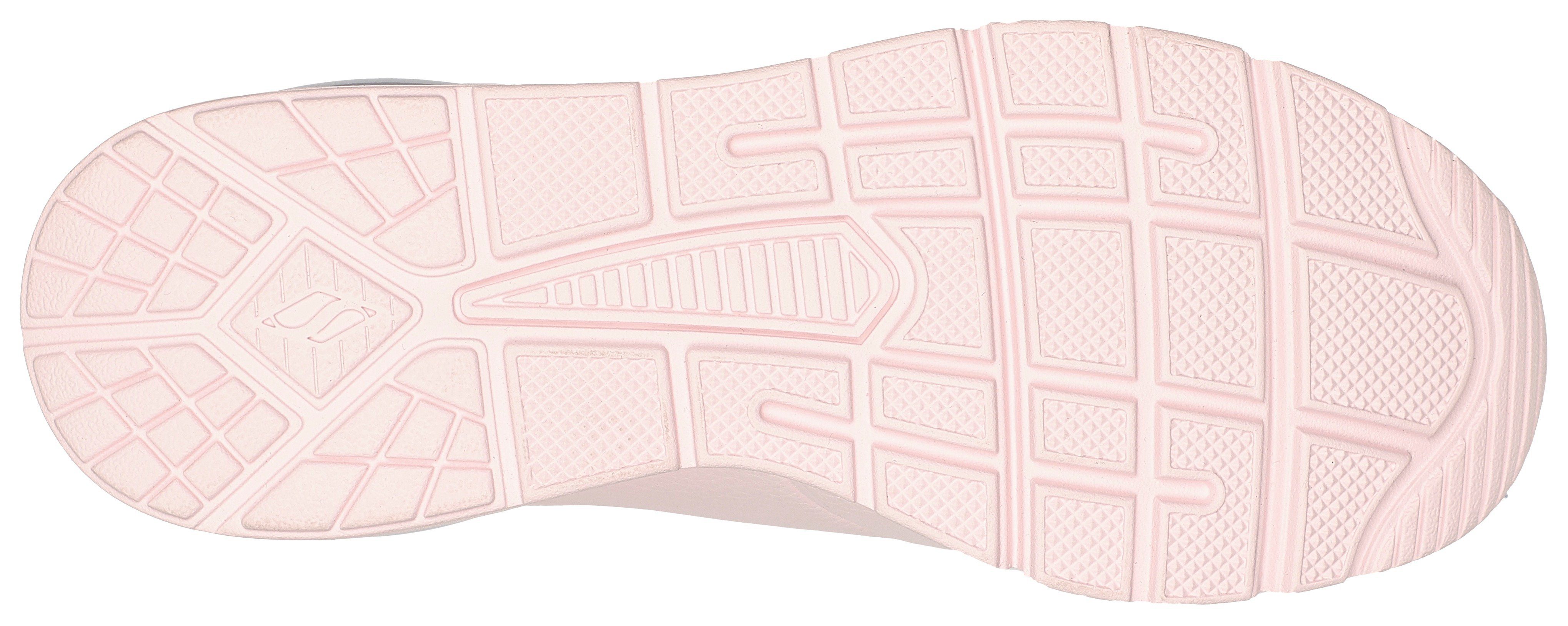 UNO rosé Skechers in zarten 2 Pastellfarben Sneaker