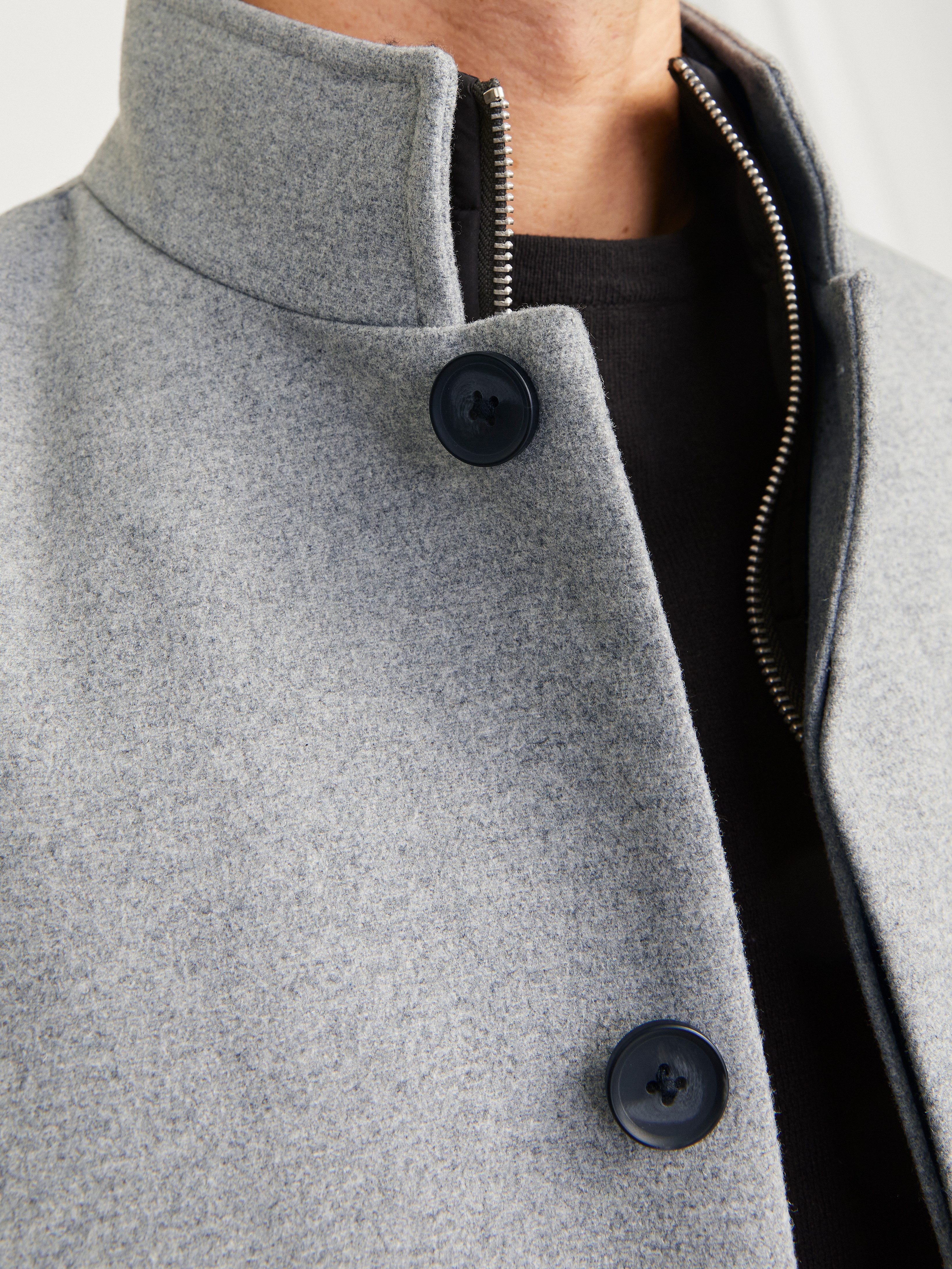 Jack & Jones Wolljacke JJEHARRISON WOOL JACKET SN Materialmix, regular fit