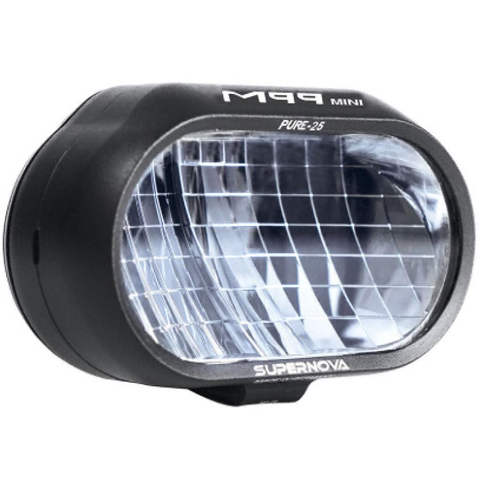 Supernova Fahrradbeleuchtung Supernova E-Bike-Scheinwerfer M99 Mini Pure LED schwarz Stvzo