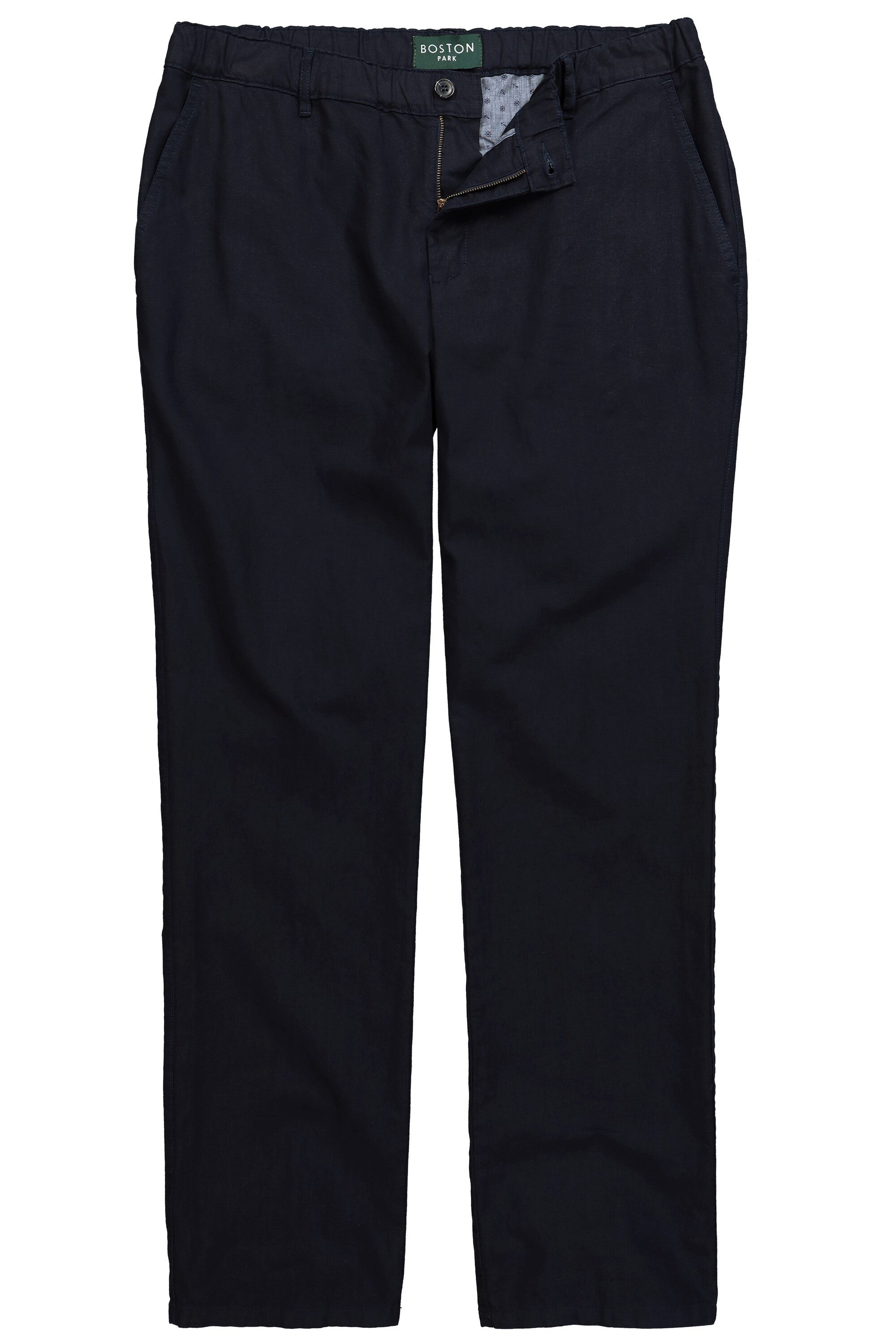 Boston Park 5-Pocket-Jeans Boston Park Leinenmix-Hose günstig online kaufen