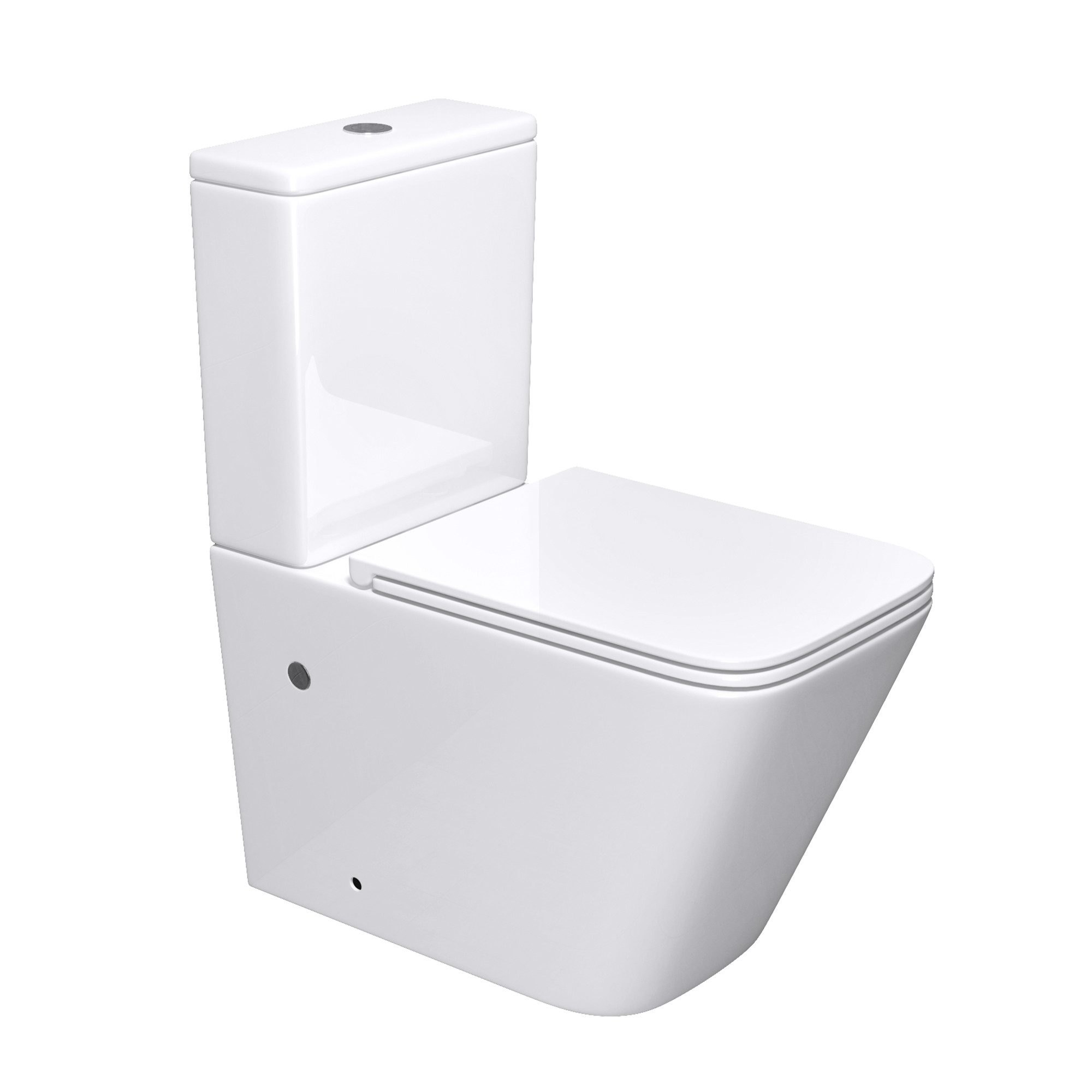 Mai & Mai Tiefspül-WC Spülrandlos Stand WC + Spülkasten + WC-Sitz (mit Soft günstig online kaufen