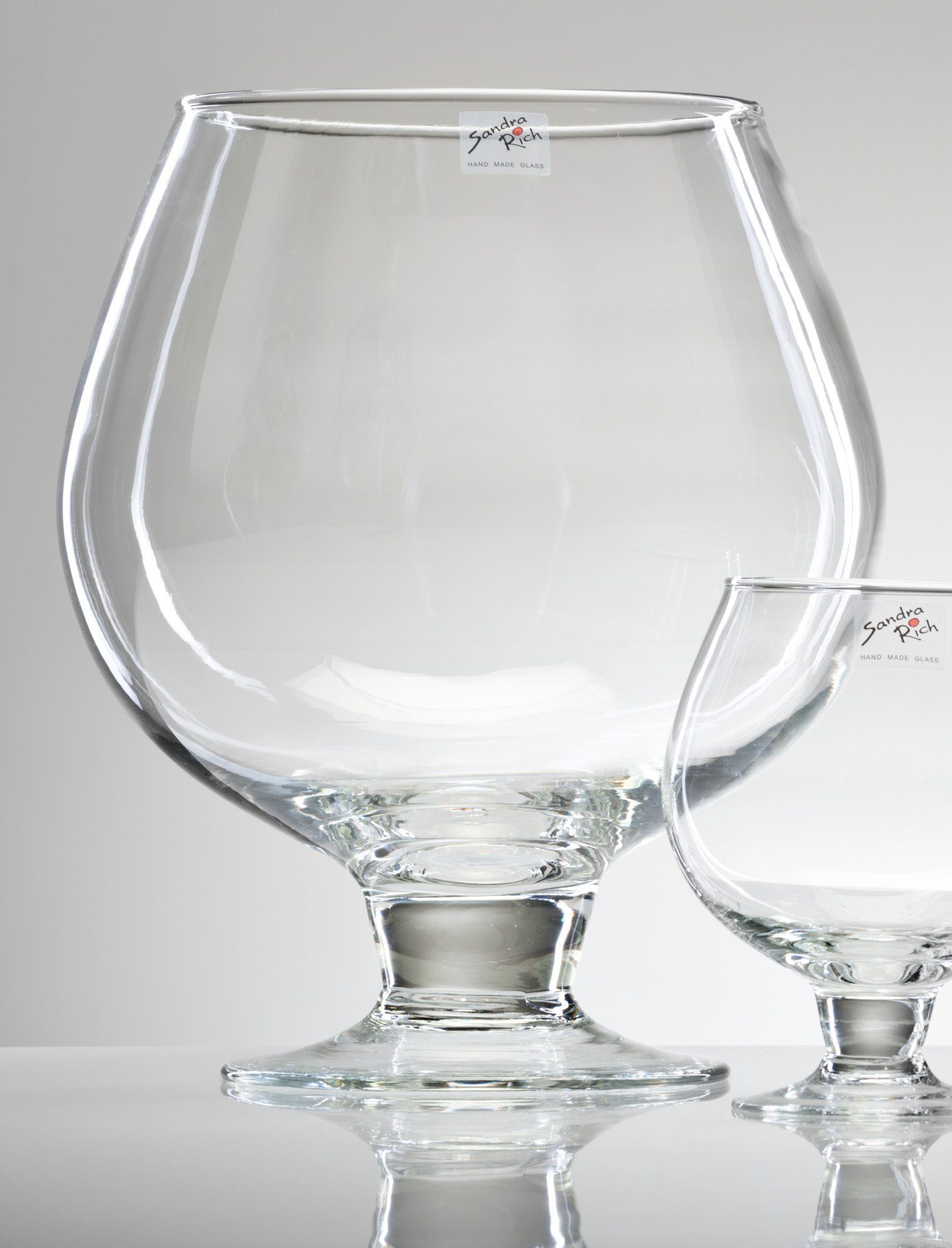 Sandra Rich Dekovase Glasvase Brandy Balloon günstig online kaufen