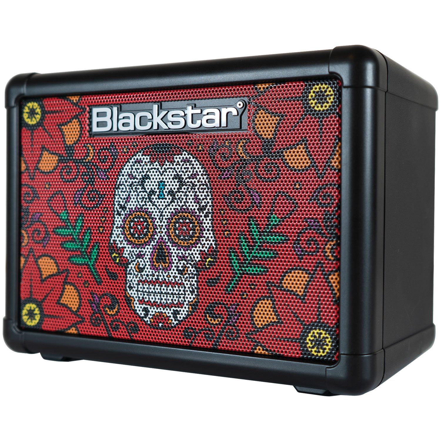 Blackstar Blackstar Gitarren-Verstärker Fly 3 Sugar Skull II Mini Amp Verstärker (Anzahl Kanäle: 1, 3 W, Tragbarer Gitarren-Verstärker mit Effekten)