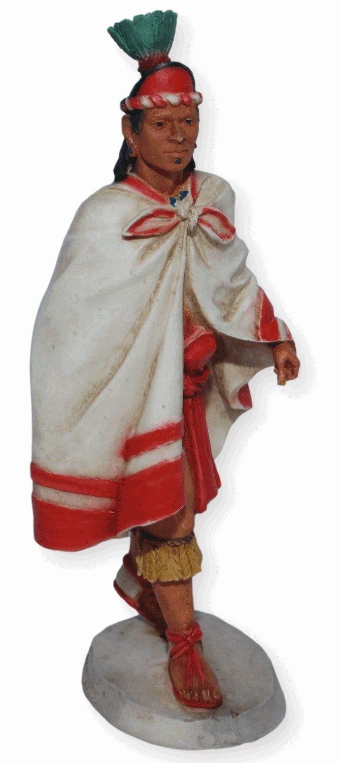 Castagna Dekofigur Native American Figur 18,5 H "Hungriger Castagna cm Nezahualcoyotl Koyote" Dekofigur
