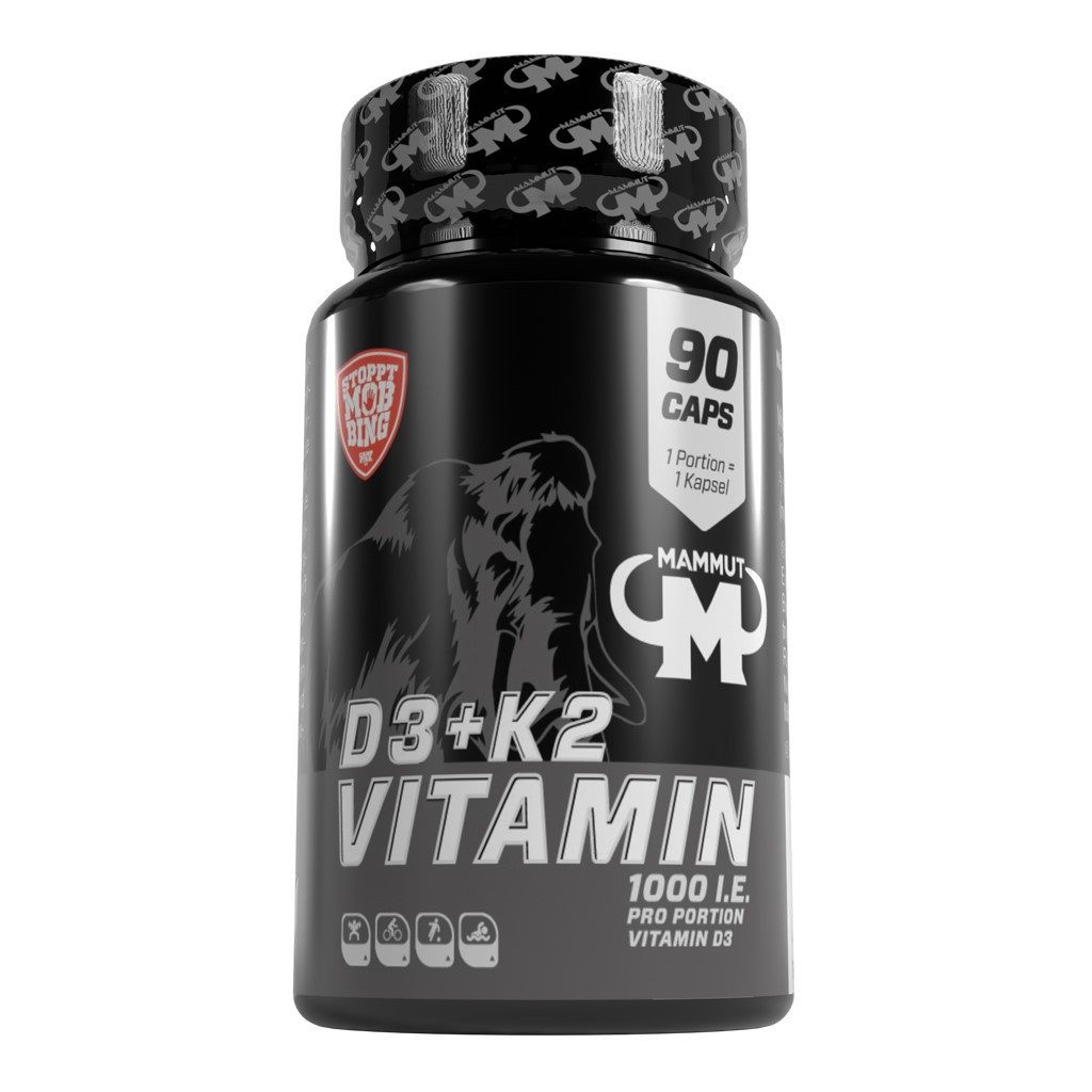 Vitamin D3 + K2 Caps - 90 Stück/Dose Kapsel