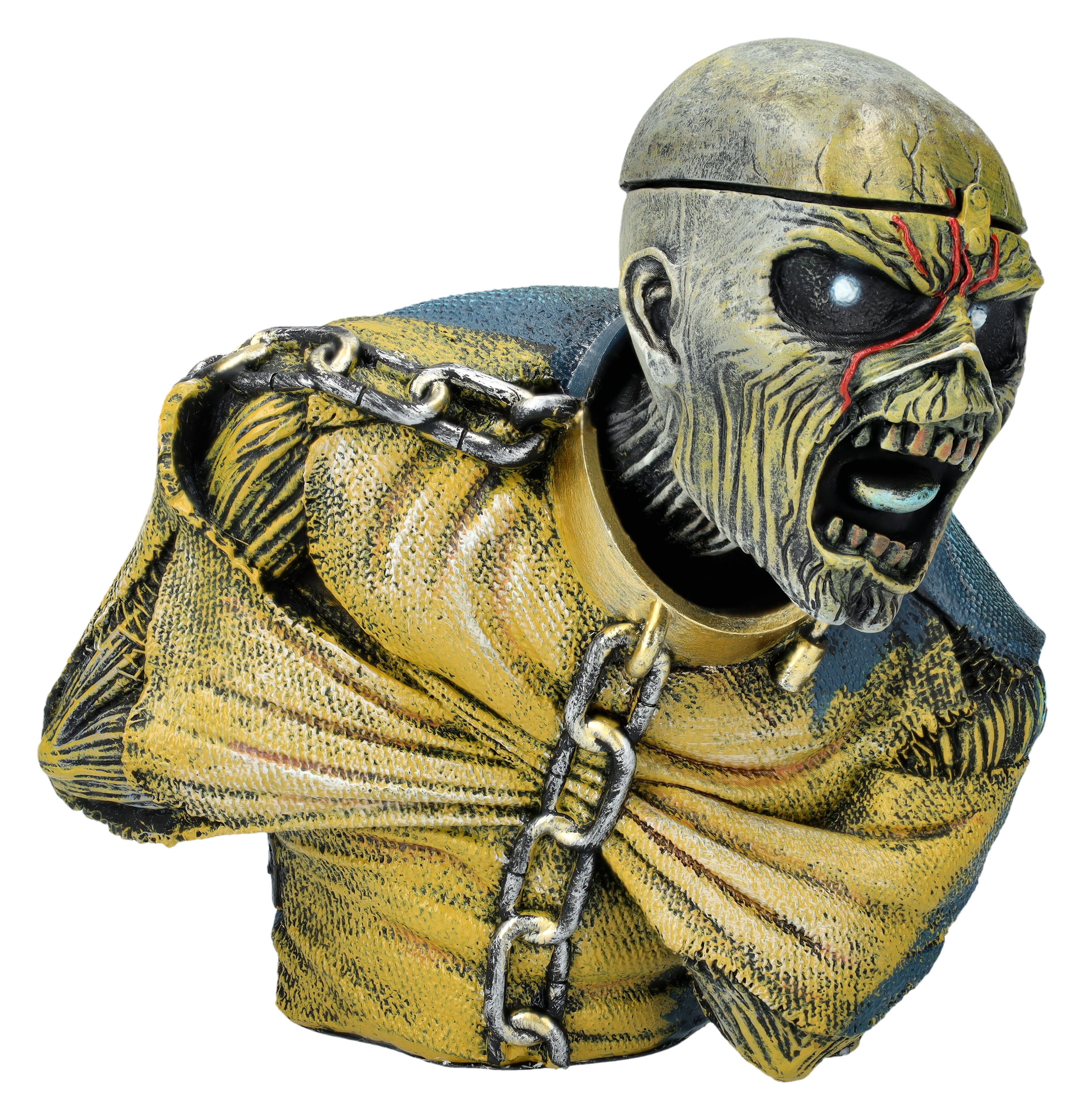 Figuren Shop GmbH Dekofigur Büste Iron Maiden - Eddie Piece of Mind klein - Merchandise Dekofigur