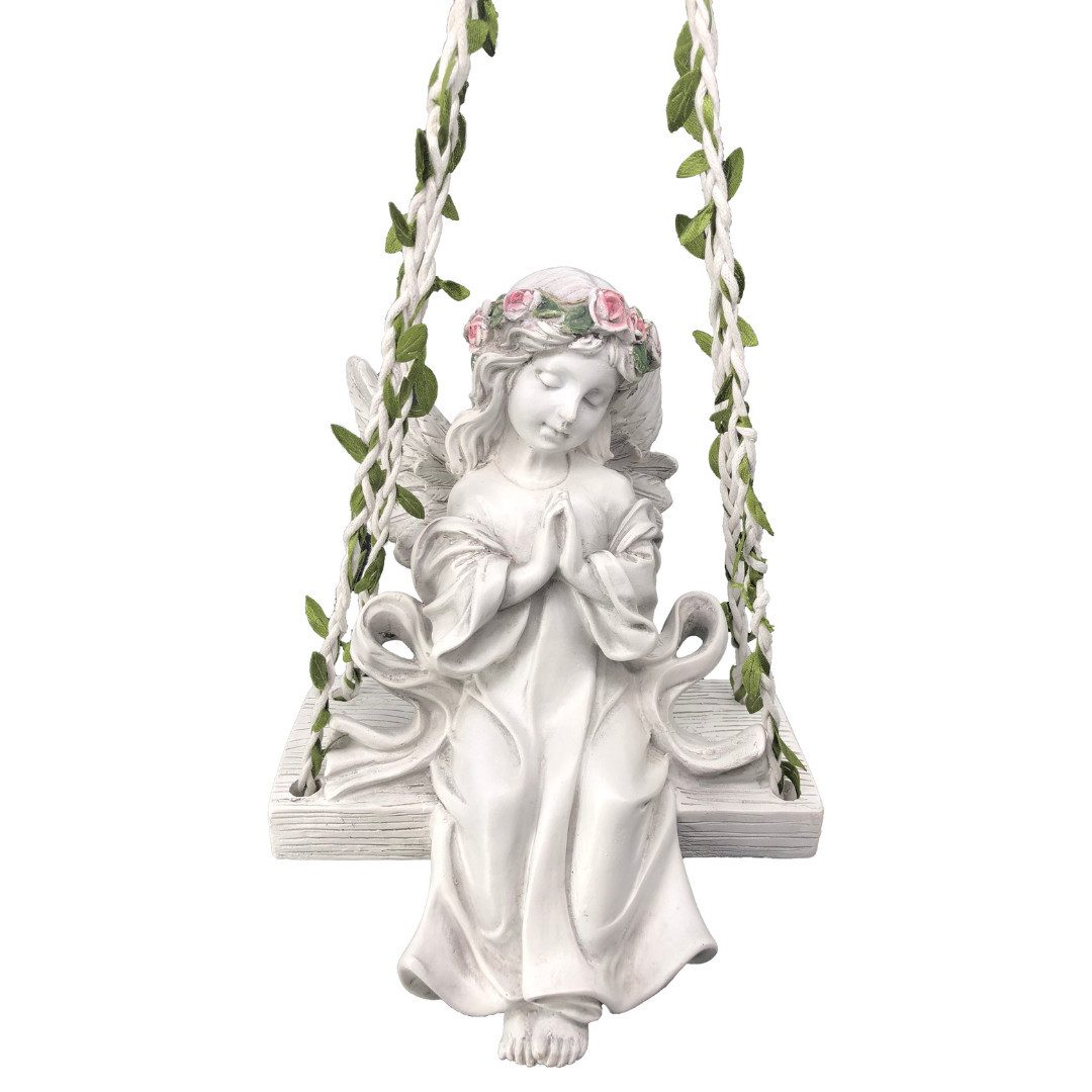 abc HOME LED Dekofigur betender Engel, Kantenhocker, LEDs, batteriebetrieben, LED fest integriert