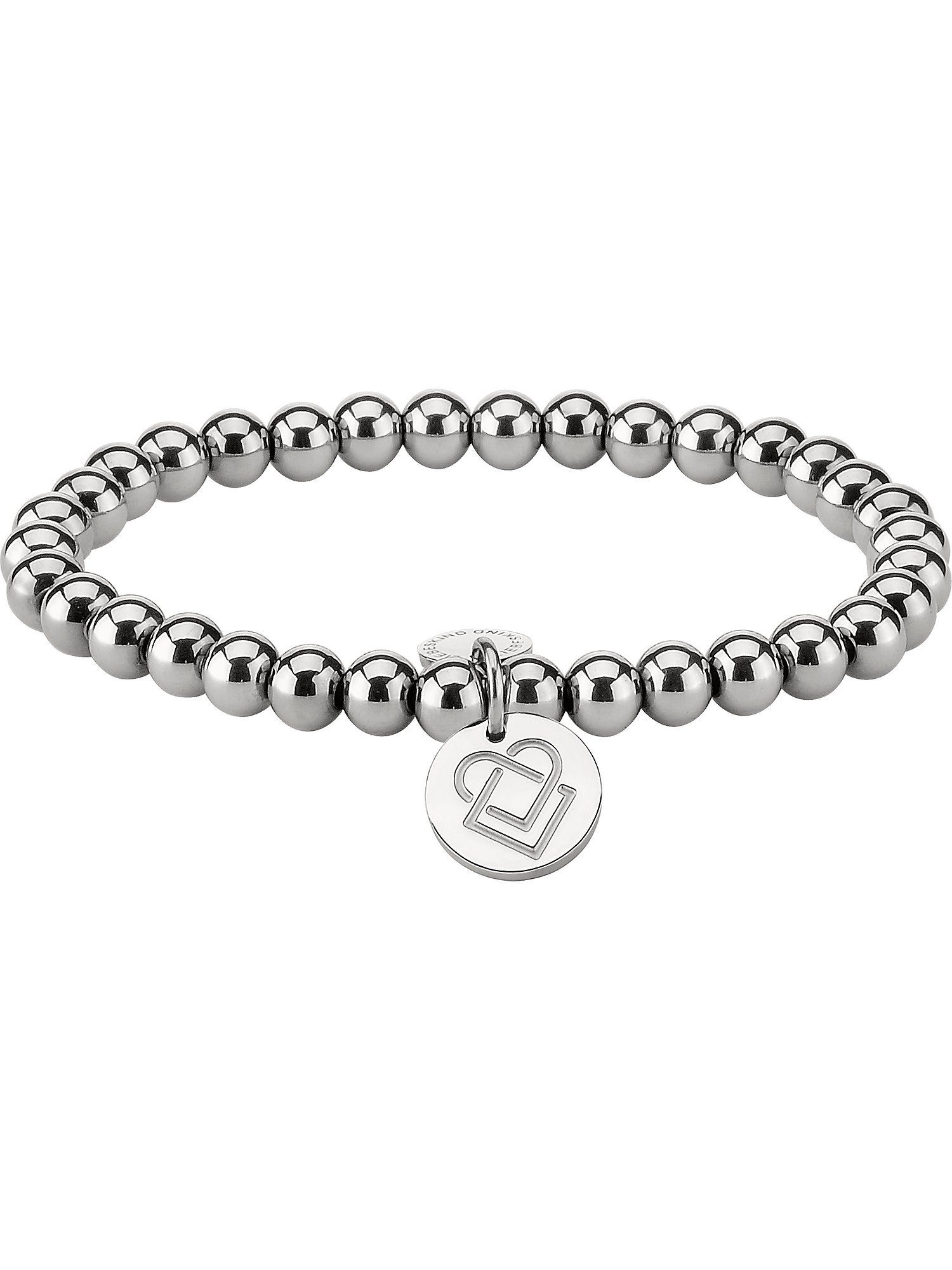 Liebeskind Berlin Edelstahlarmband Liebeskind Damen-Armband Edelstahl, Silber Herz, Modern
