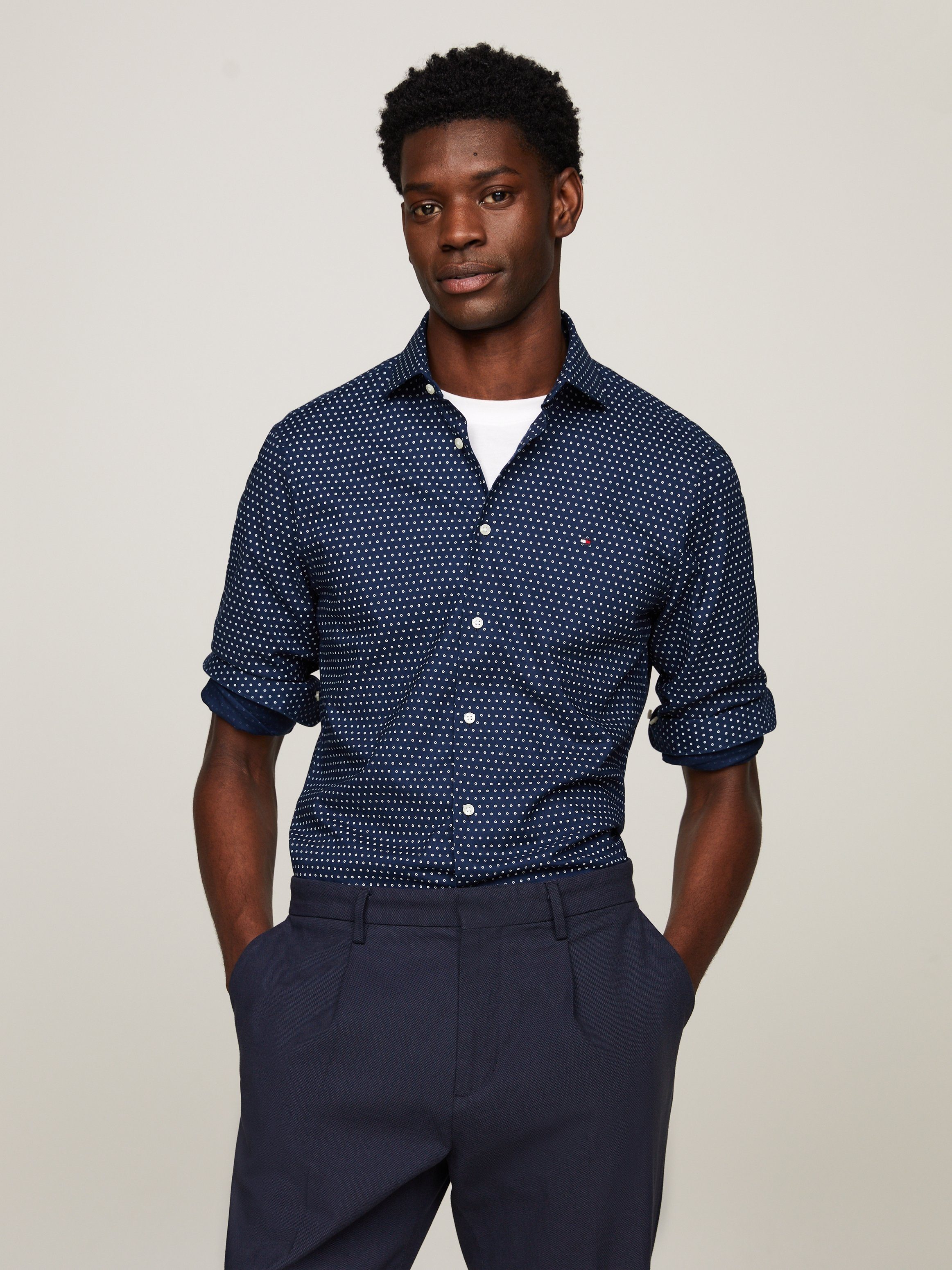 Tommy Hilfiger Businesshemd CL-W OXF CIRCLE günstig online kaufen