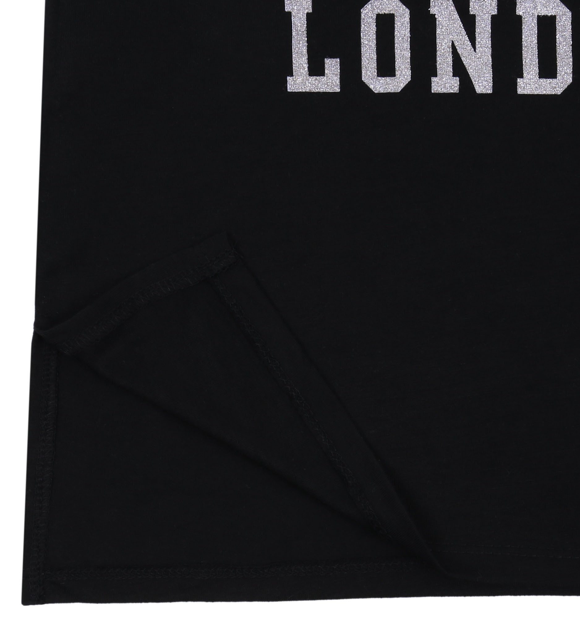 I Love... Kurzarmbluse Schwarzes T-Shirt I Love London 3-4 Jahre