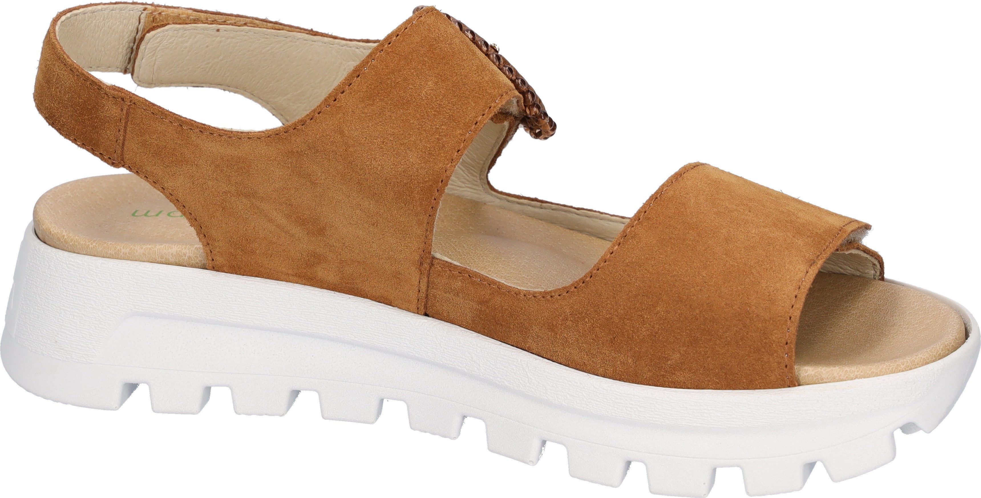 Waldläufer H-NELE Plateausandale Sommerschuh, Sandalette, Klettschuh in Komfortweite H (sehr weit)