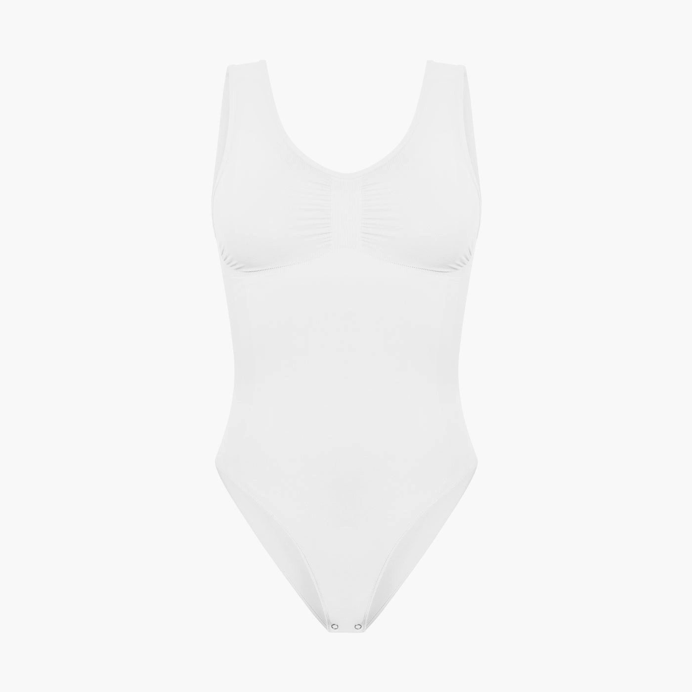 Creamy Fabrics Miederbody Tank Bodysuit Sculpting Shapewear mit Slip-Weiß-L günstig online kaufen