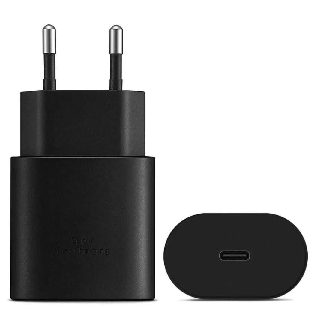 Alpha Electronics Schnellladegerät USB C passt für Samsung Galaxy S23 S22 S21 S20 Ultra Smartphone-Ladegerät (2770,00 mA, Adapter, 1-tlg., 25 Watt, Fast Charging)