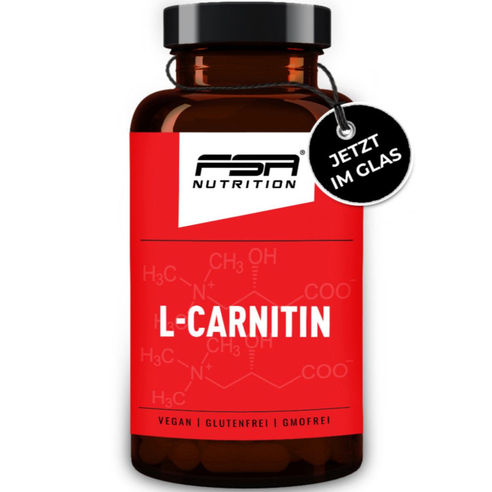 FSA NUTRITION L-Carnitin im Glas Kapseln, 120 St., 96 g