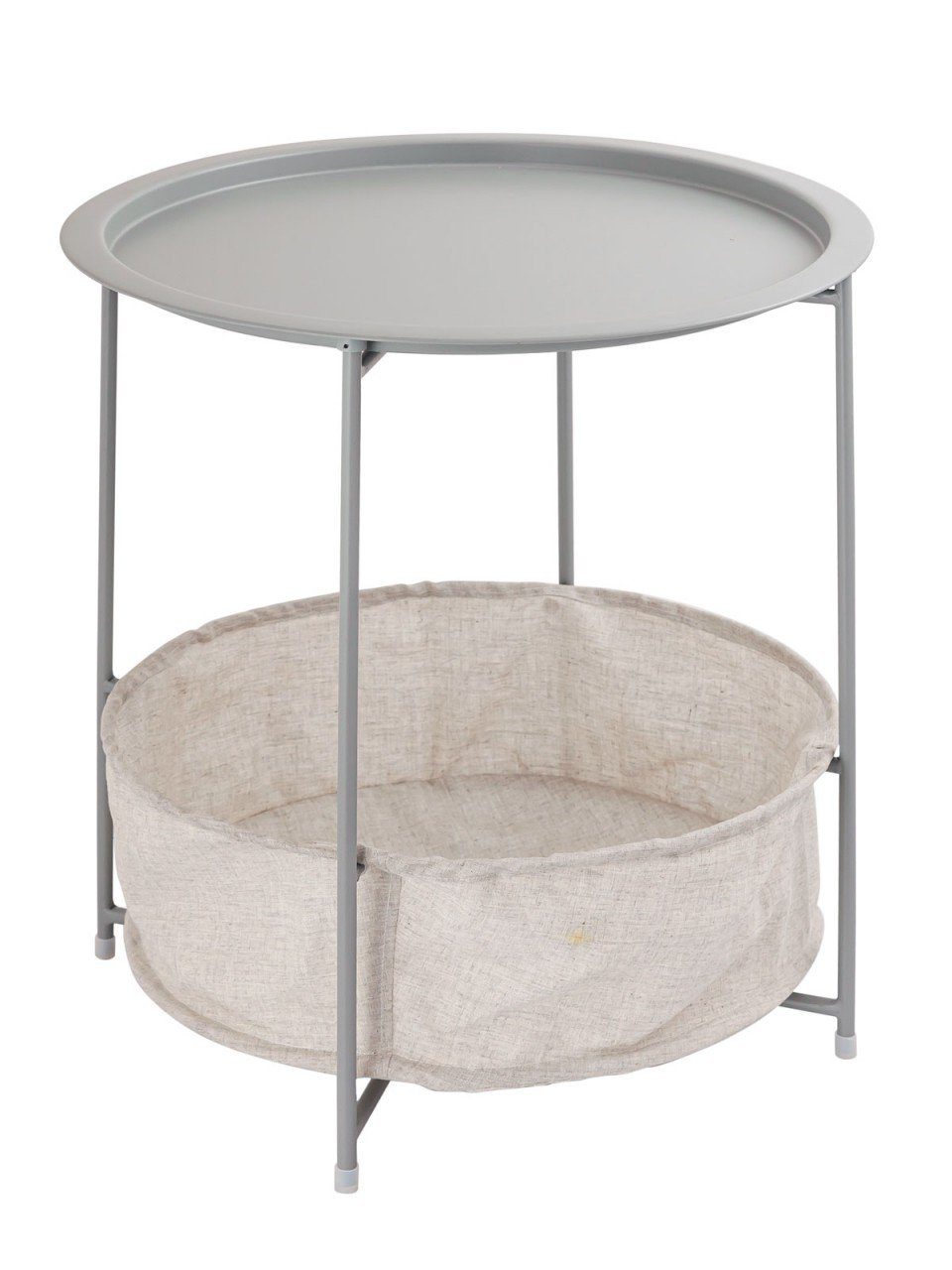 soma Couchtisch Soma Beistelltisch Metall 2. Wahl rund mit Aufbewa