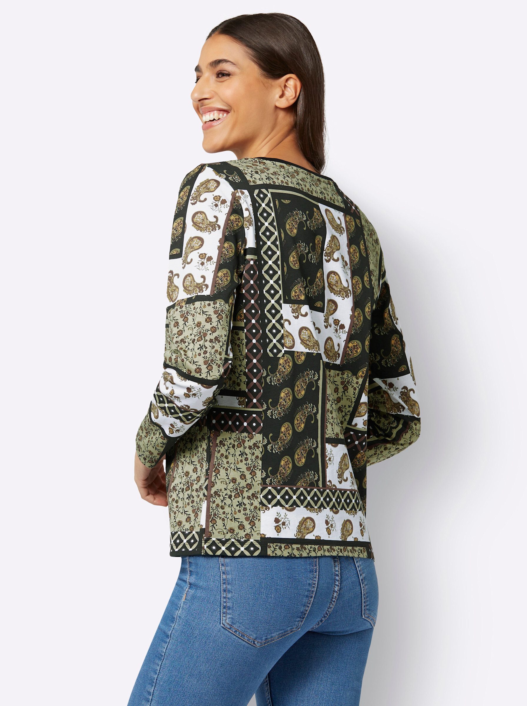 Sieh an! T-Shirt Langarmshirt . günstig online kaufen