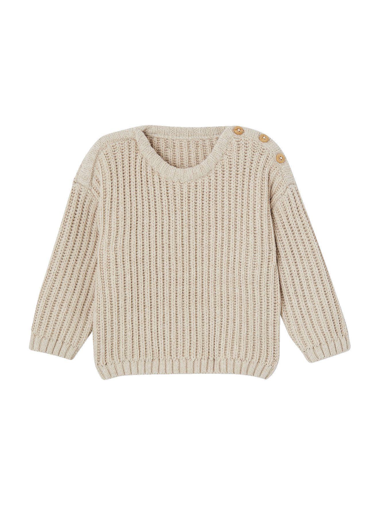 vertbaudet Strampler Unisex Baby-Set: Pullover, Strickhose & Wickelbody