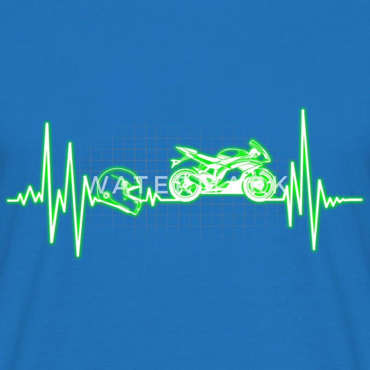 Spreadshirt T-Shirt Biker Herzschlag Motorrad Männer günstig online kaufen