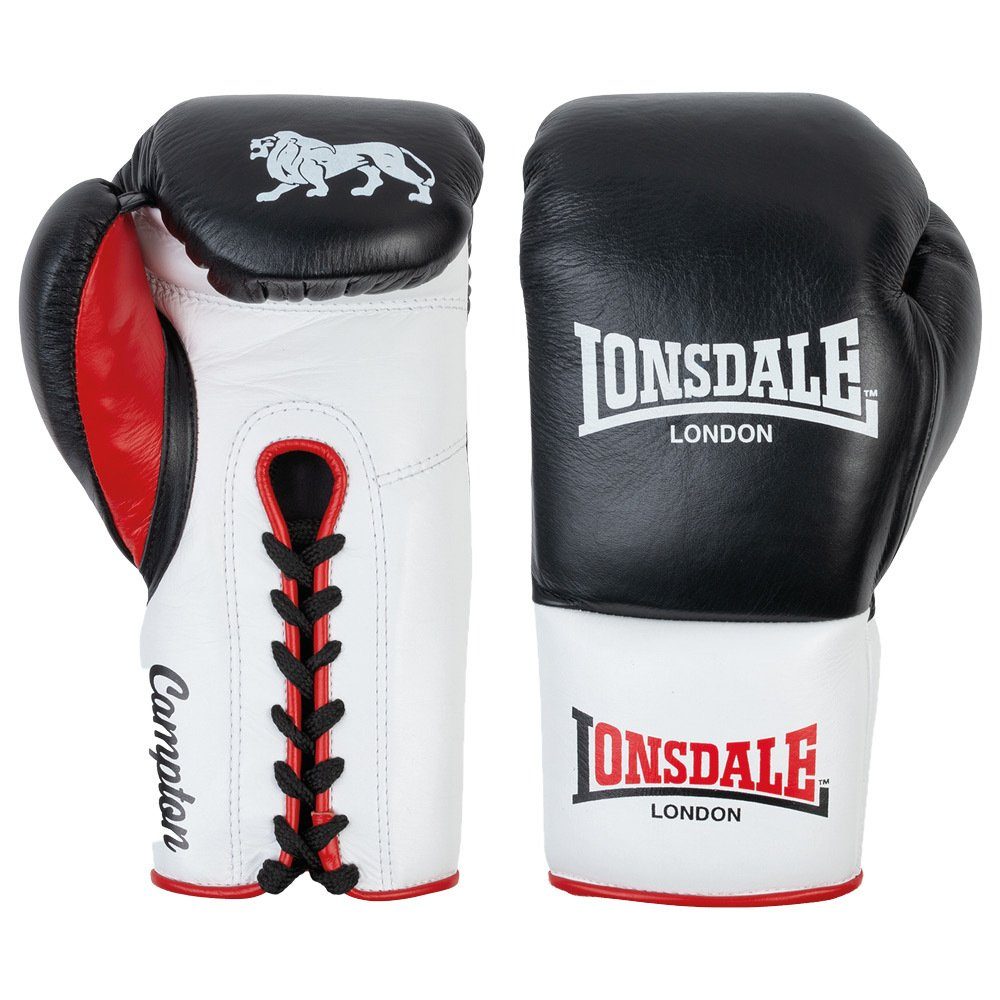 Lonsdale Black/White/Red Boxhandschuhe CAMPTON