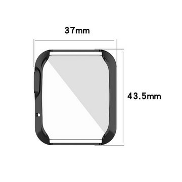 Wigento Smartwatch-Hülle Für Xiaomi Redmi Watch TPU Watch Case Hülle Case Cover Schutz Zubehör