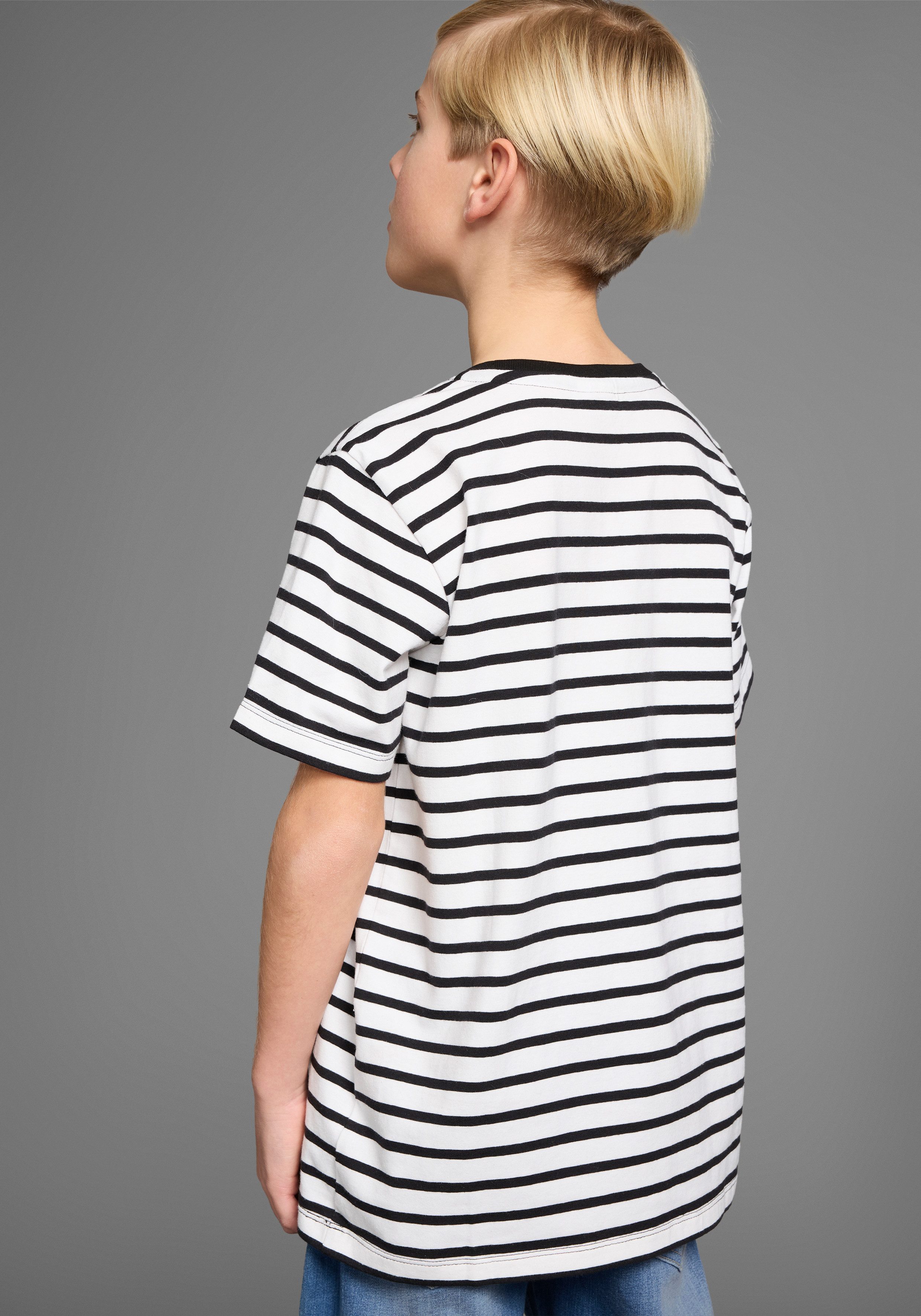 KangaROOS T-Shirt Ringelshirt mit kleiner Stickerei, günstig online kaufen