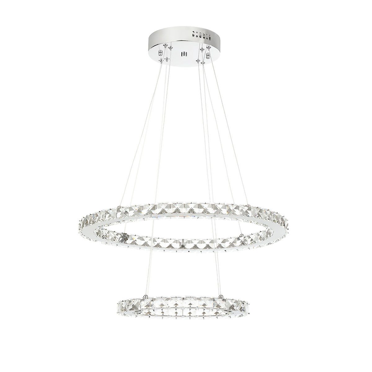 LETGOSPT Deckenleuchte 36W/60W LED Deckenlampe, Kristall günstig online kaufen