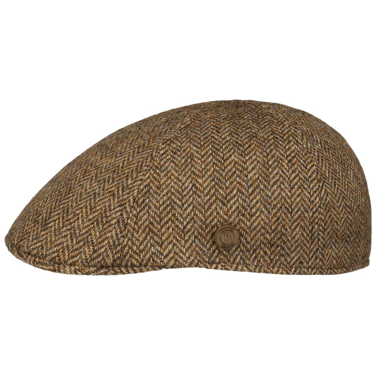 Balmoral Flat Cap (1-St) Schirmmütze mit Schirm, Made in the EU