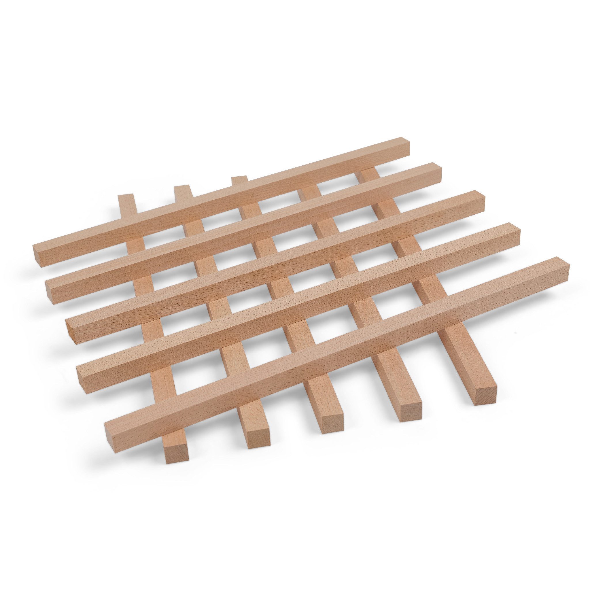 Woodsellers Kantholz Holzleiste - Buche gehobelt - 20 x 20 x 350 mm, (1-tlg), Woodsellers - Massivholzleiste - Buche gehobelt - 20x20x350-1000mm