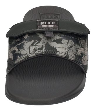 Reef Stash Slide Schlappen Grey Hawaii