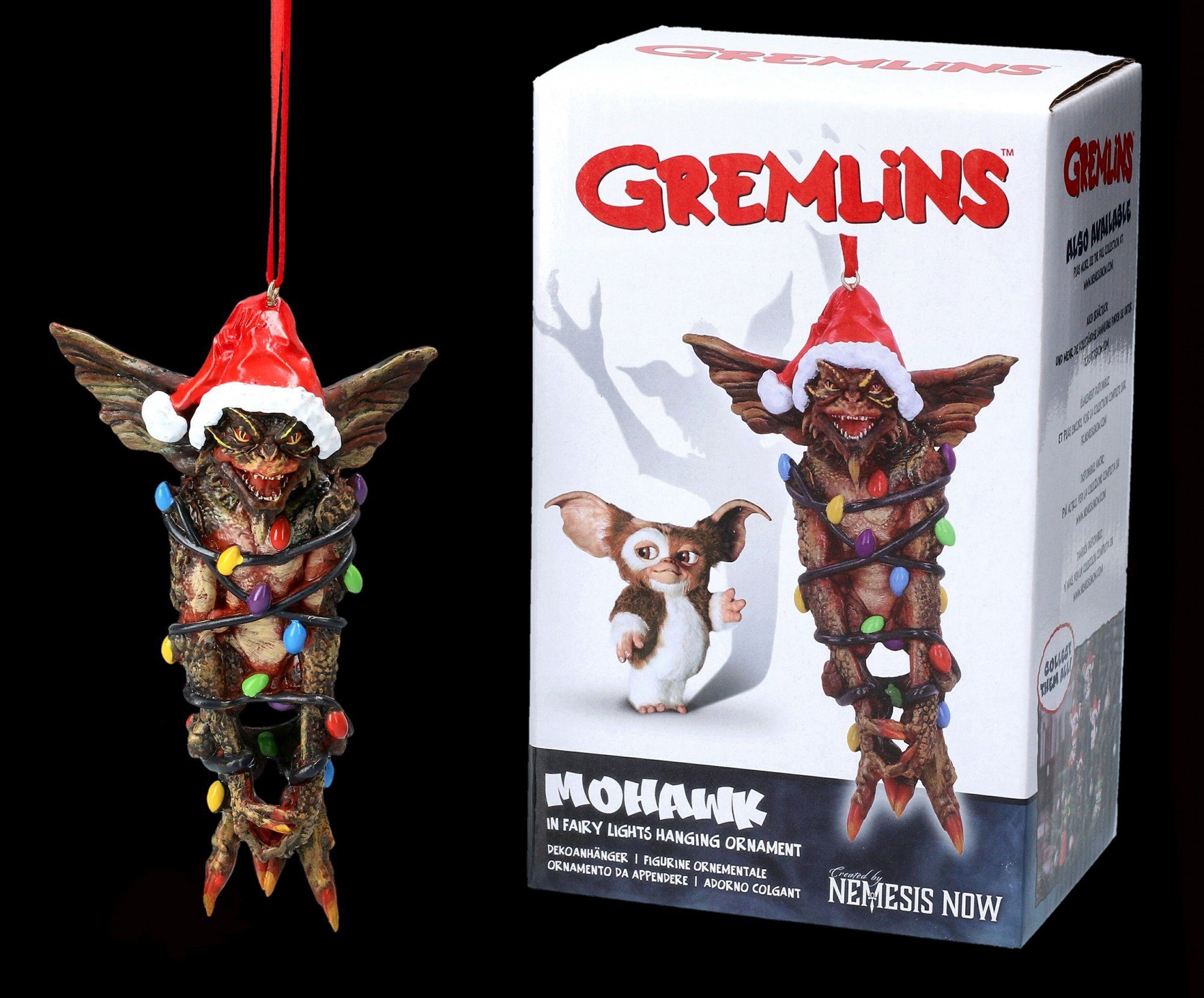 Figuren Shop (1-tlg) Christbaumschmuck GmbH - - Gremlins Mohawk Now Nemesis Christbaumschmuck Deko Horror Weihnachten