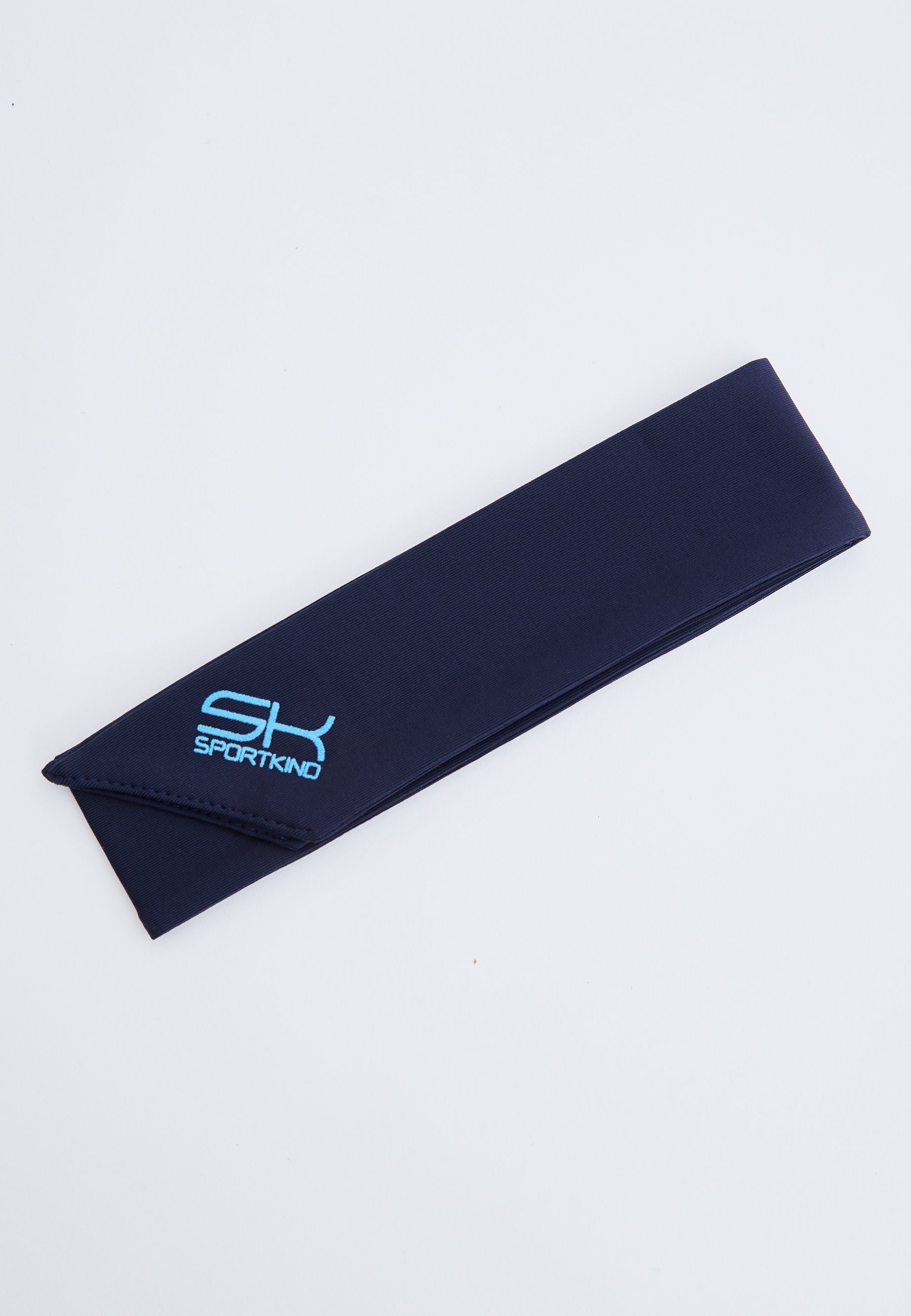 SPORTKIND Schweißband Tennis Stirnband Schweißband, unisex Kinder & Erwachsene, navy blau